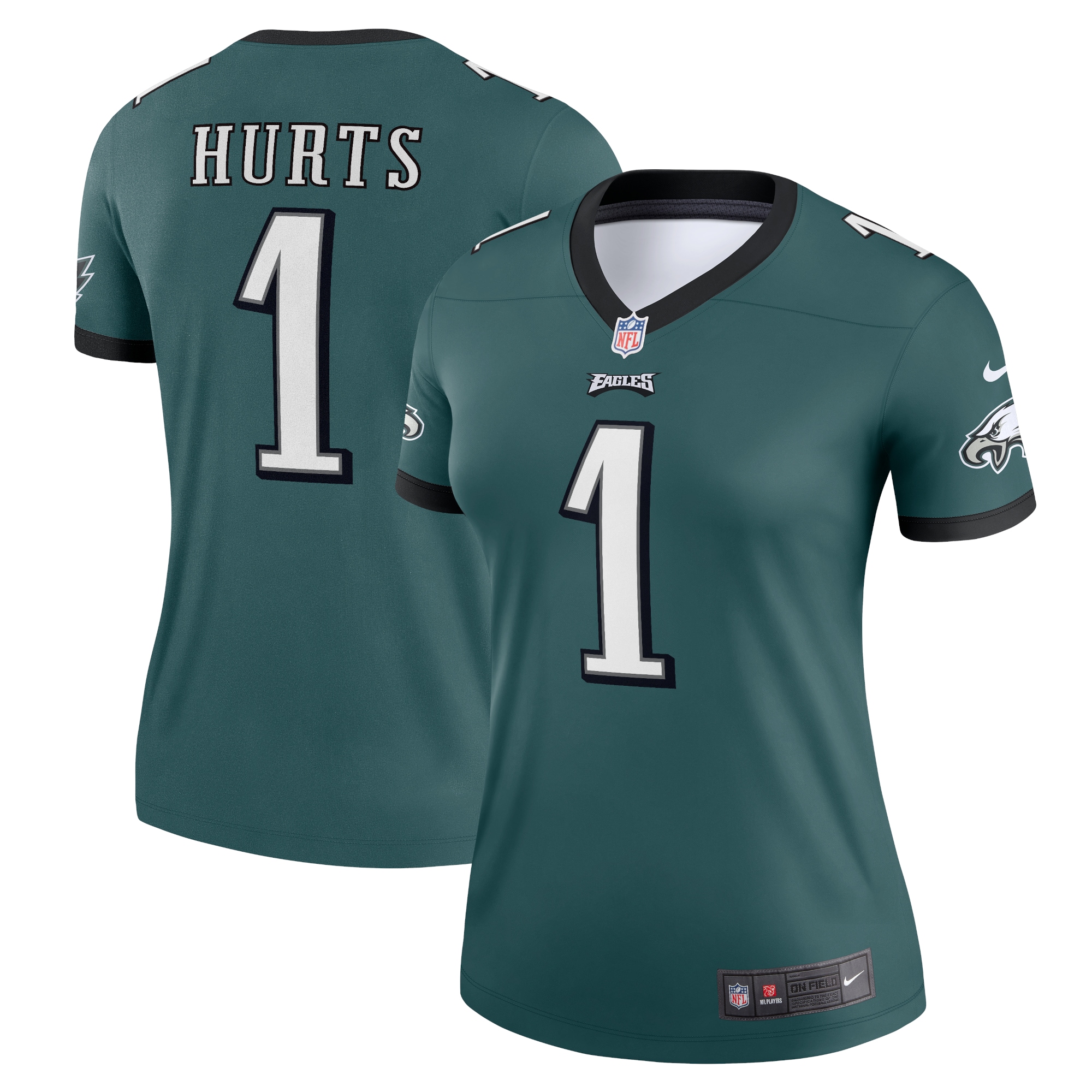 Jalen Hurts Philadelphia Eagles Women's Legend Jersey - Midnight Green