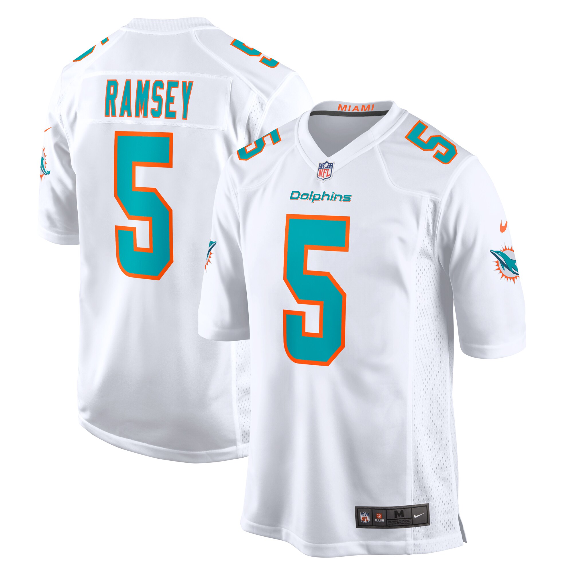 Jalen Ramsey Miami Dolphins Away Game Jersey - White