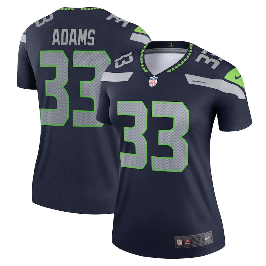 Jamal Adams 33 Seattle Seahawks Women Legend Jersey - College Navy