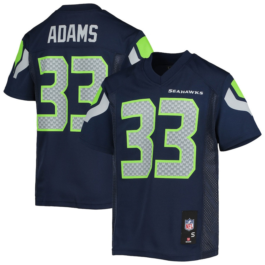 Jamal Adams 33 Seattle Seahawks YOUTH Jersey - College Navy