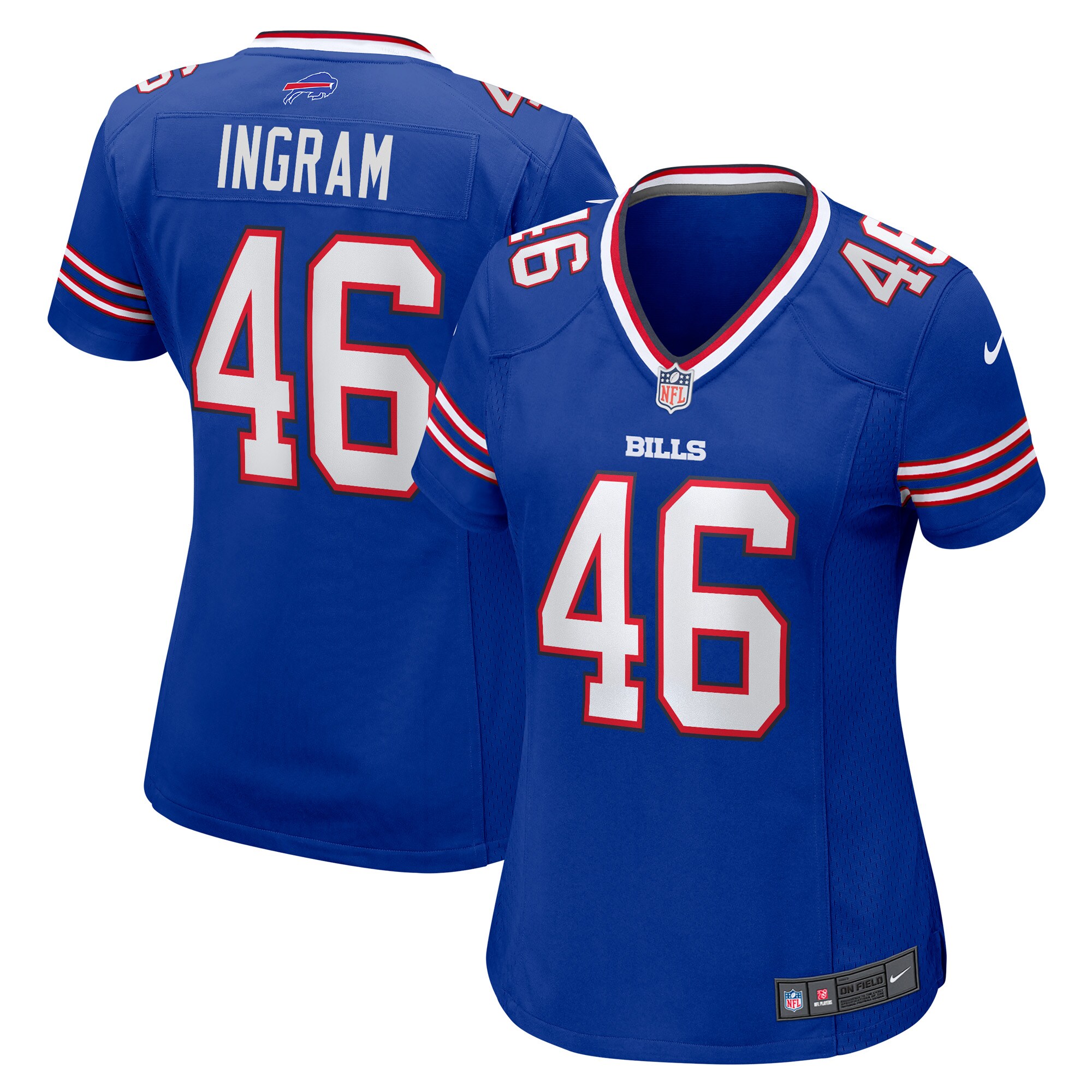 Ja'Marcus Ingram Buffalo Bills Women's Player Game Jersey - Royal