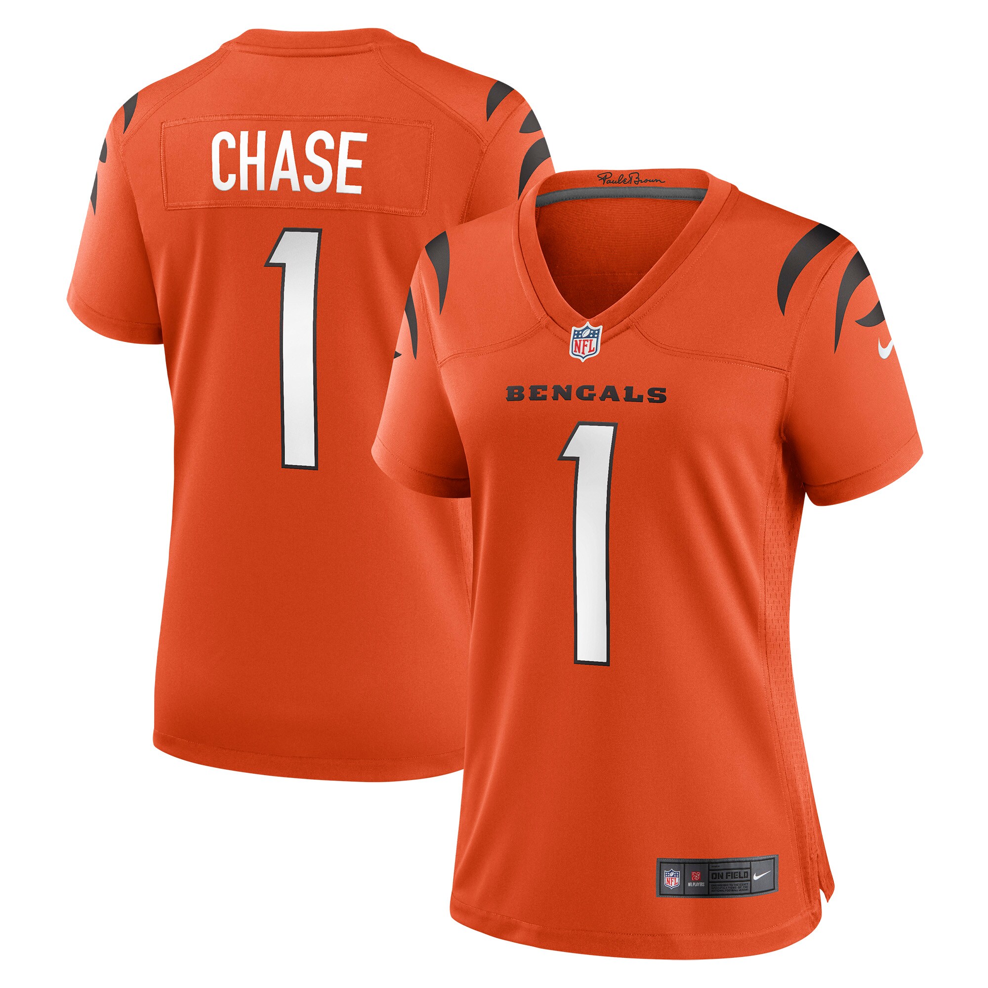 Ja'Marr Chase Cincinnati Bengals Women's Game Jersey - Orange
