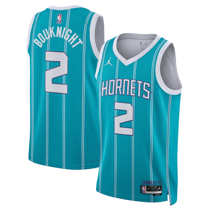 James Bouknight 2 Charlotte Hornets Unisex Swingman Jersey - Icon Edition - Teal