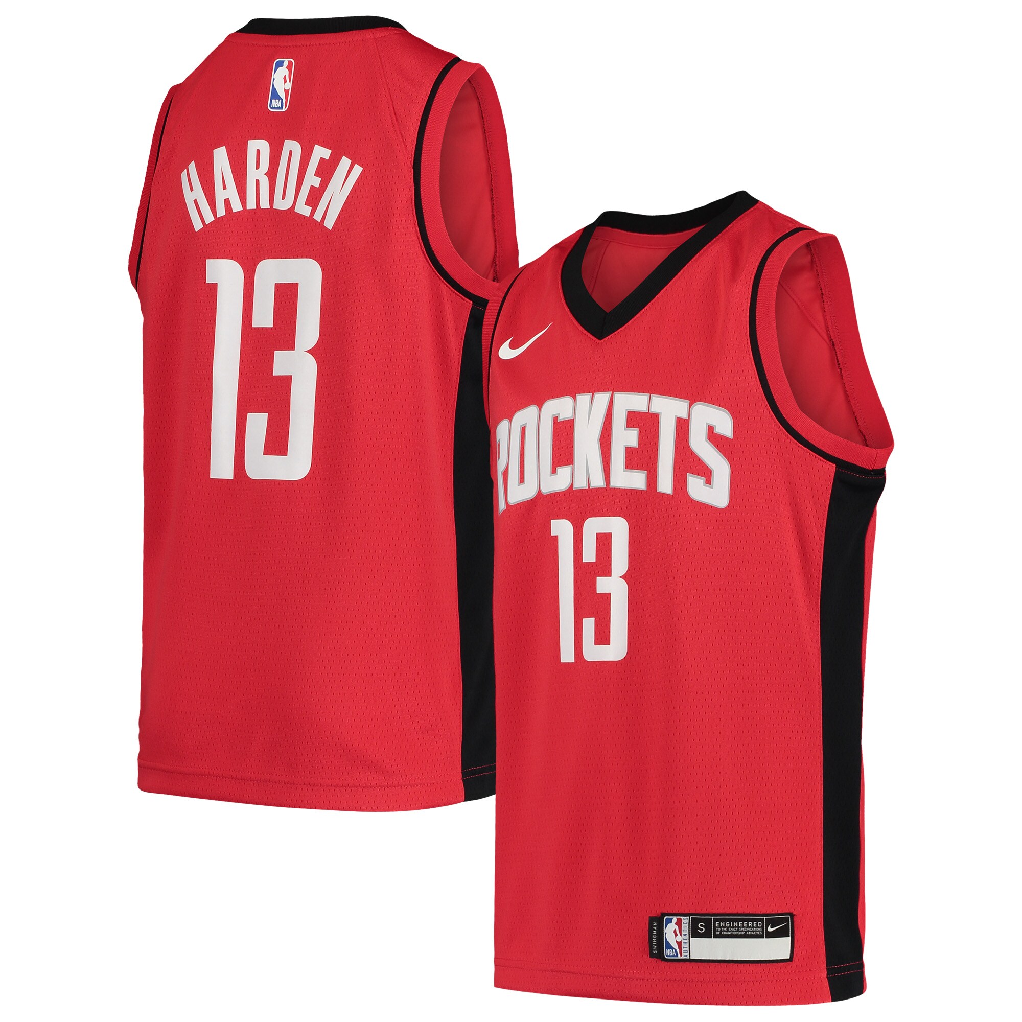 James Harden Houston Rockets Youth Team Swingman Jersey - Icon Edition - Red