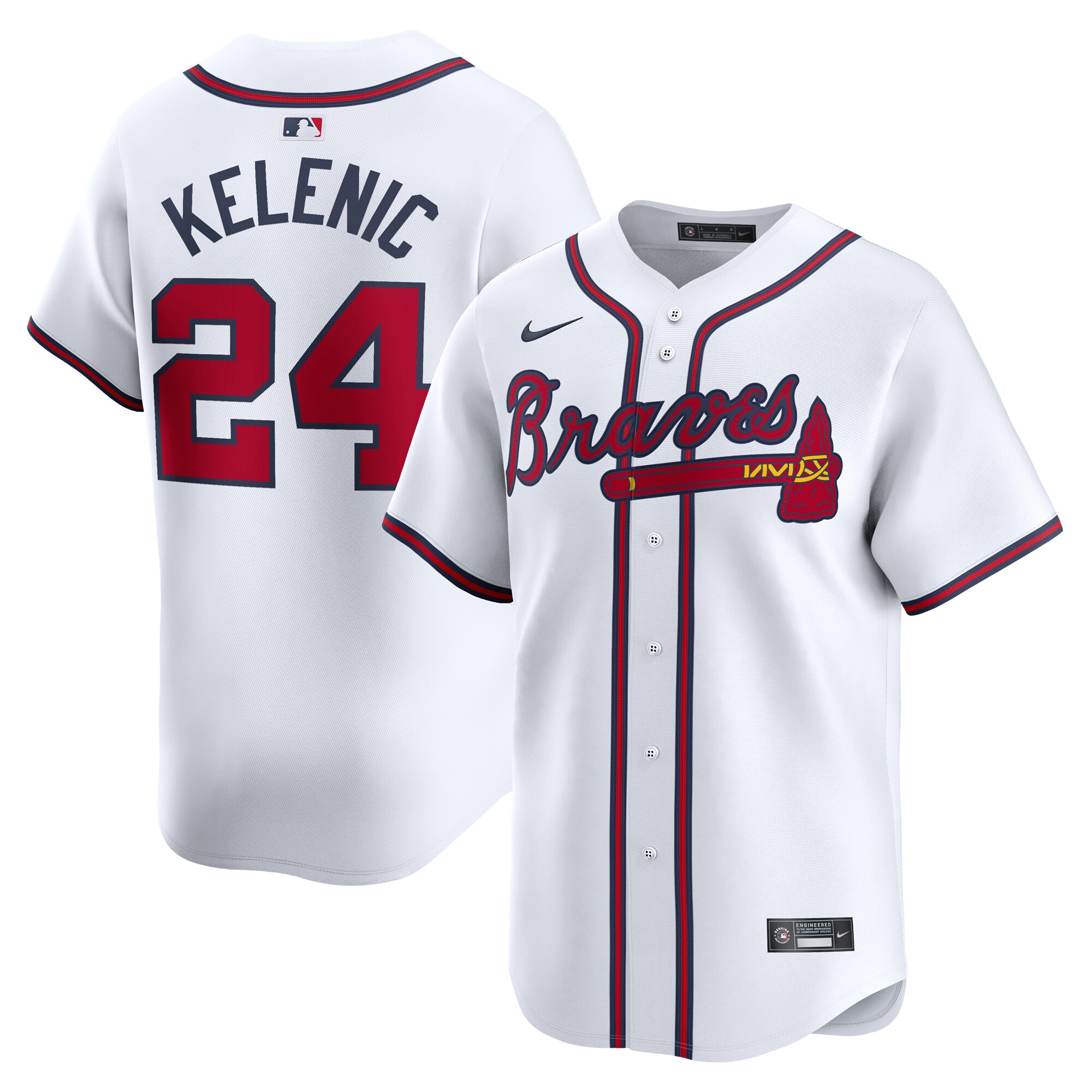Jarred Kelenic Atlanta Braves Home Limited Player Jersey\u00c2\u00a0\u00e2\u20ac\u201c White