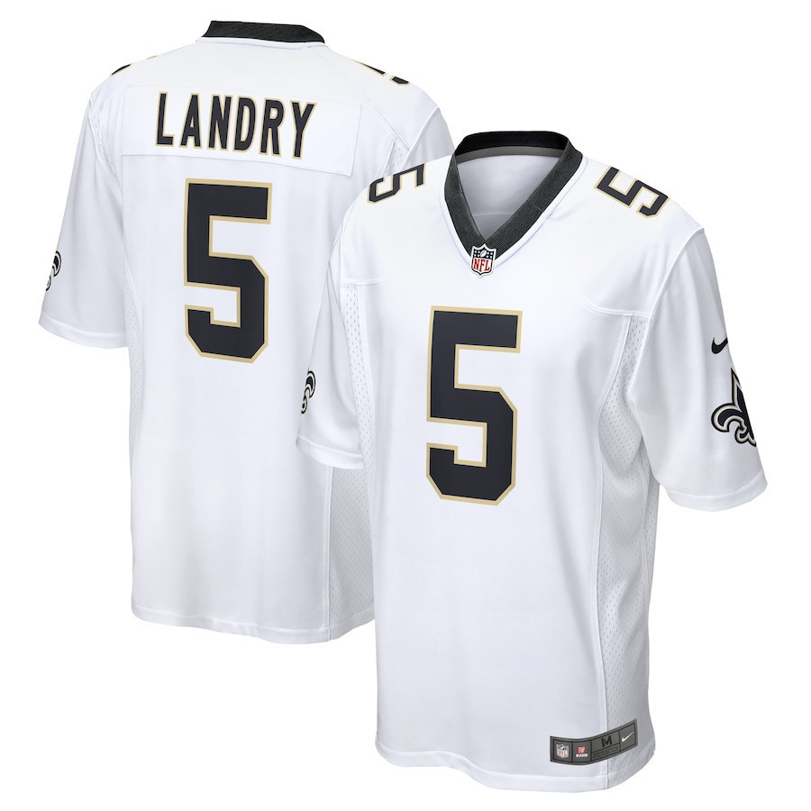 Jarvis Landry 5 New Orleans Saints Game Jersey - Men, White