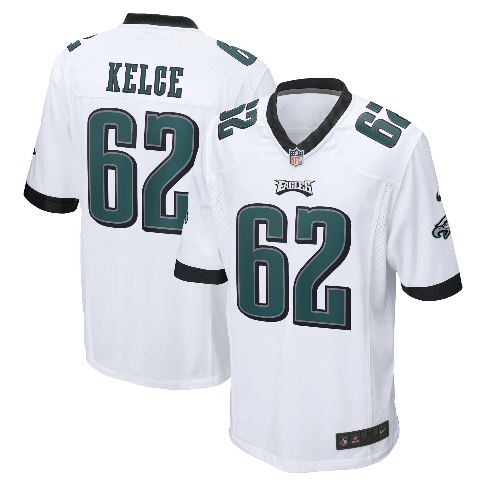 Jason Kelce Philadelphia Eagles Game Jersey - White