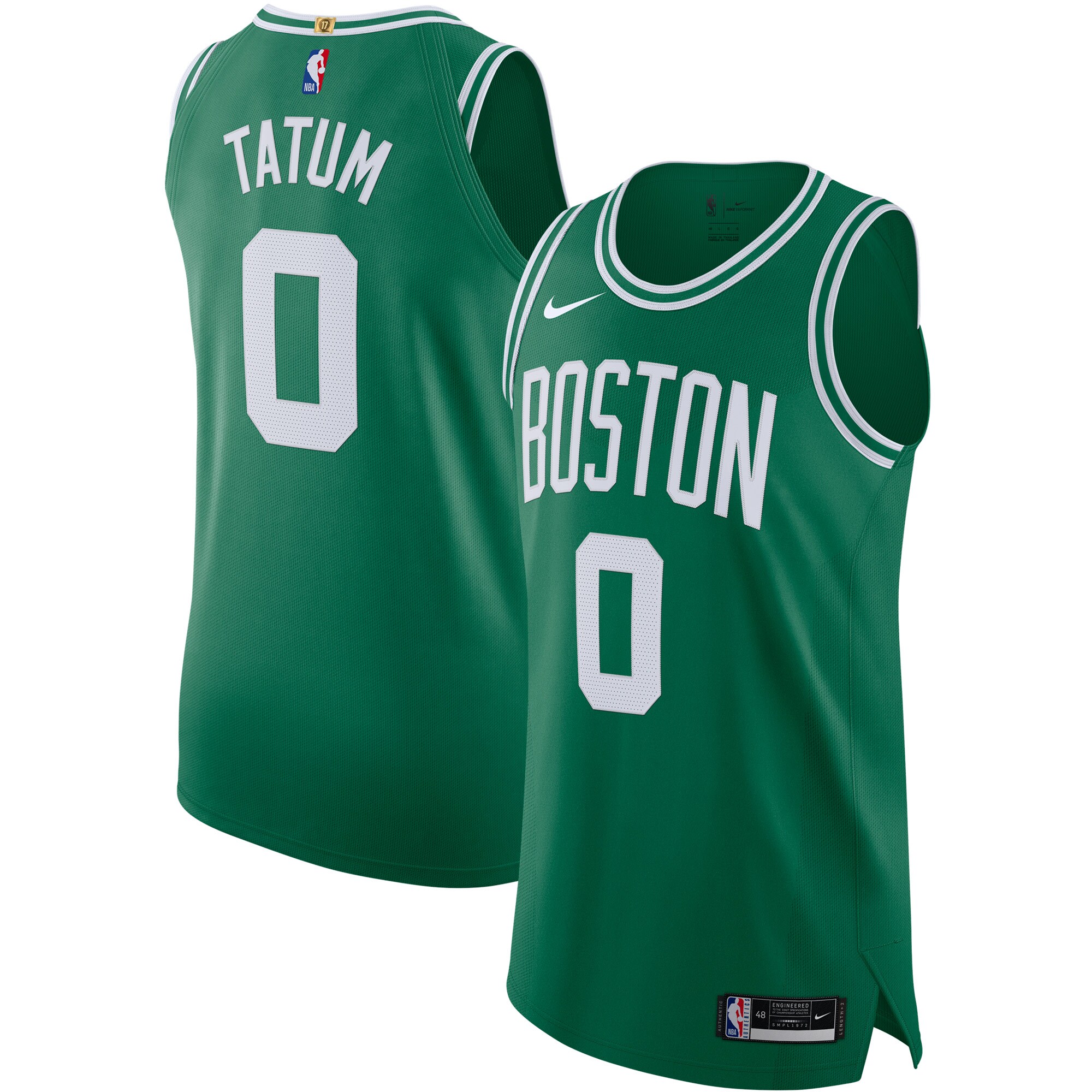 Jayson Tatum Boston Celtics Authentic Jersey - Icon Edition - Kelly Green