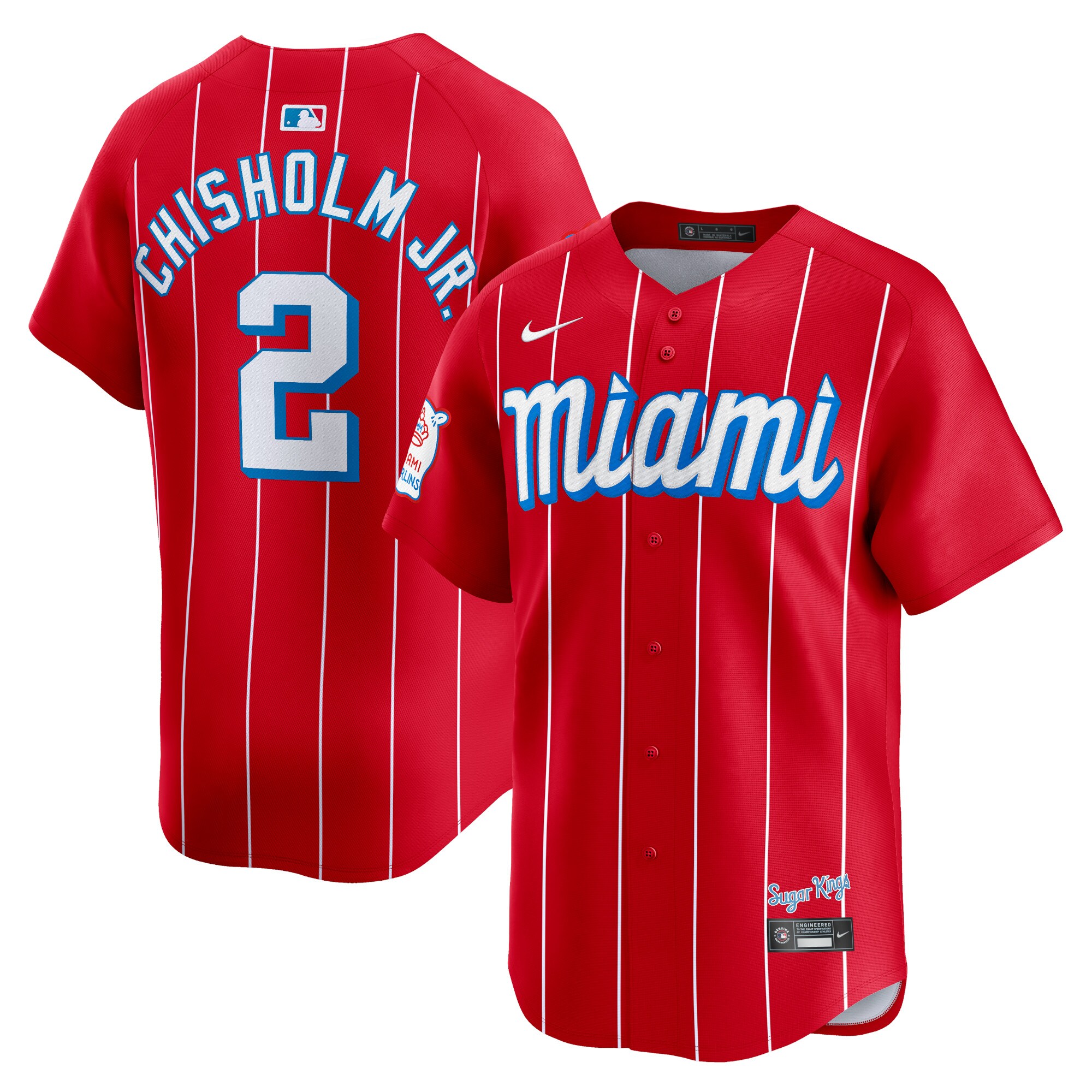 Jazz Chisholm Jr. Miami Marlins City Connect Limited Player Jersey - Red