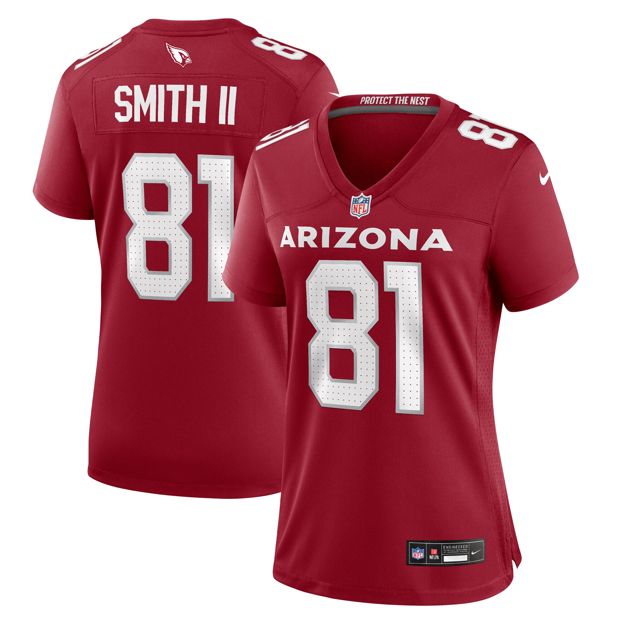 Jeff Smith II Arizona Cardinals Women's Game Jersey - Cardinal