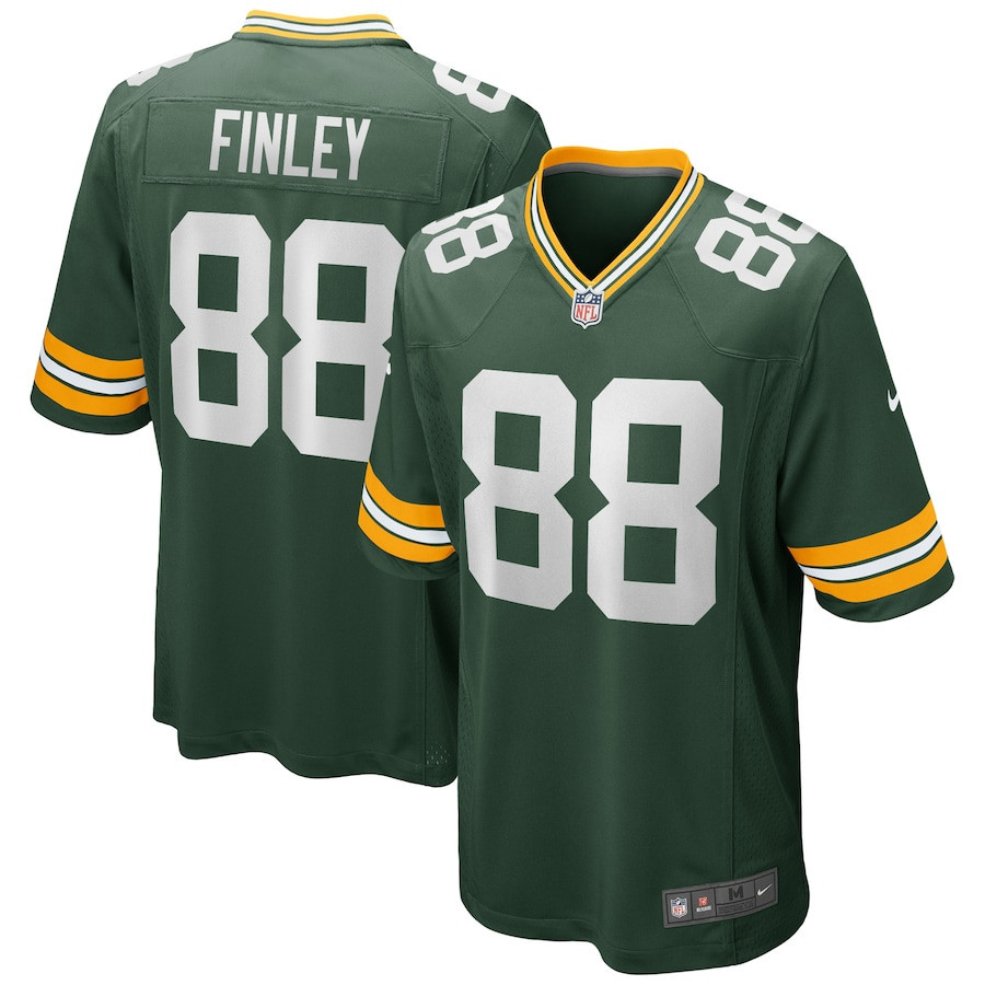 Jermichael Finley 88 Green Bay Packers Men Game Retired Jersey - Green