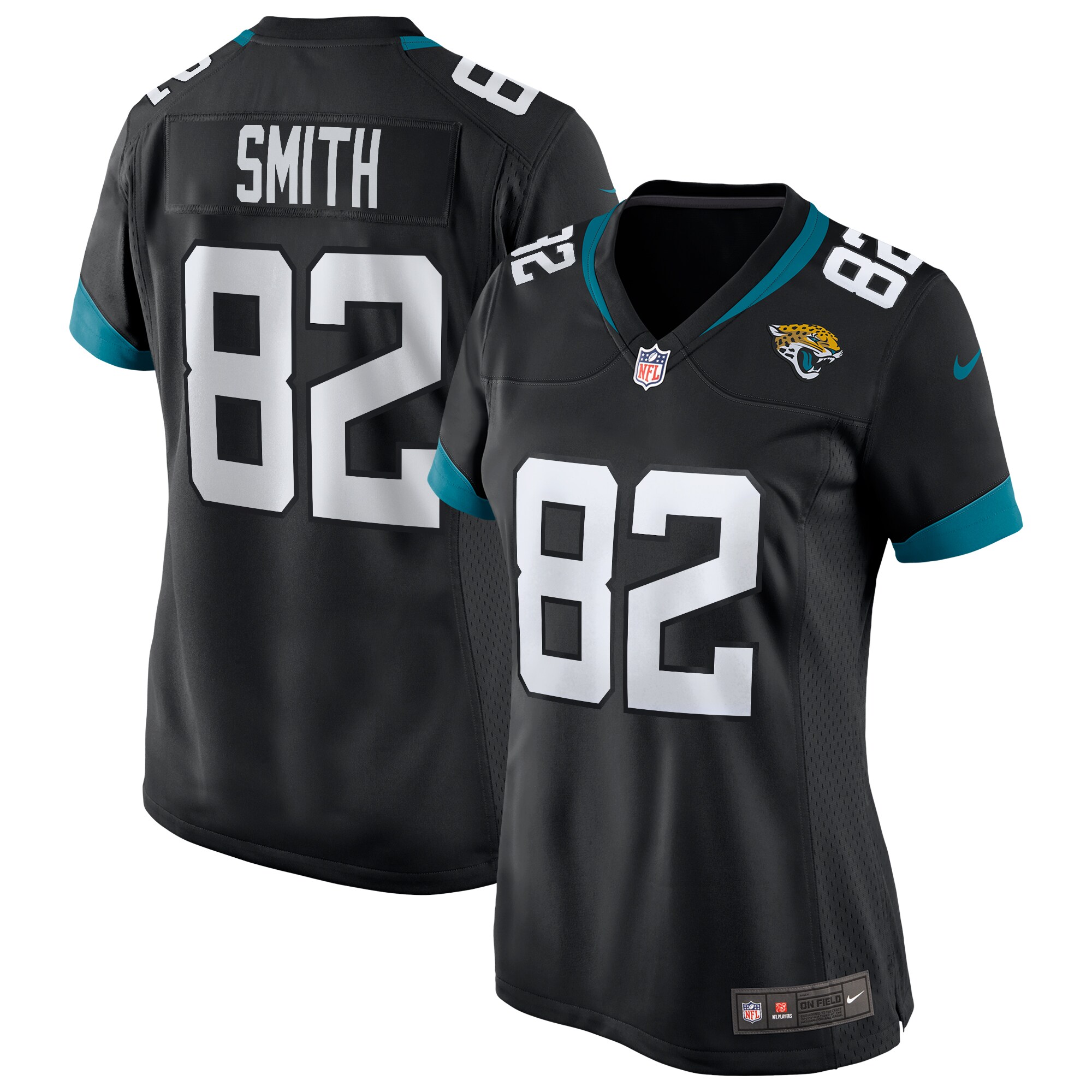 Jimmy Smith Jacksonville Jaguars Women's Game Retired Player Jersey - Black