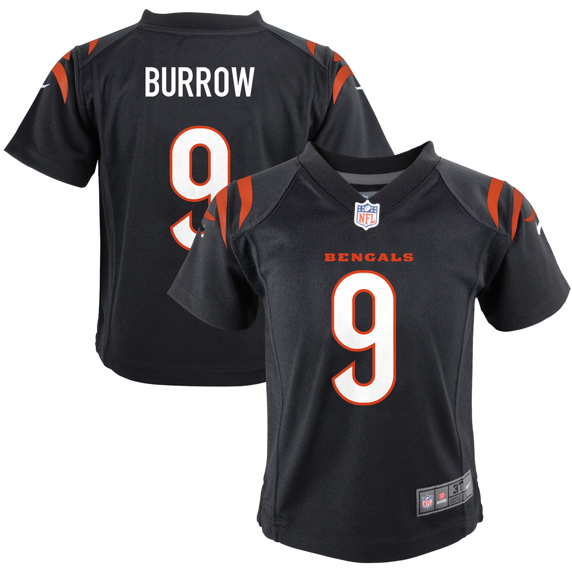 Joe Burrow Cincinnati Bengals Infant Game Jersey - Black