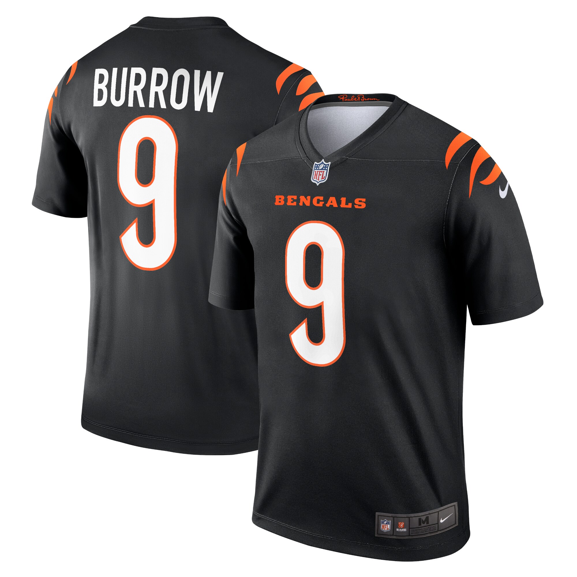 Joe Burrow Cincinnati Bengals Legend Jersey - Black
