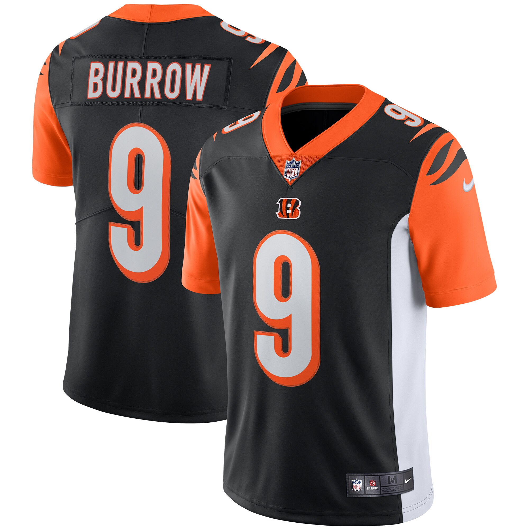 Joe Burrow Cincinnati Bengals Vapor Limited Player Jersey - Black
