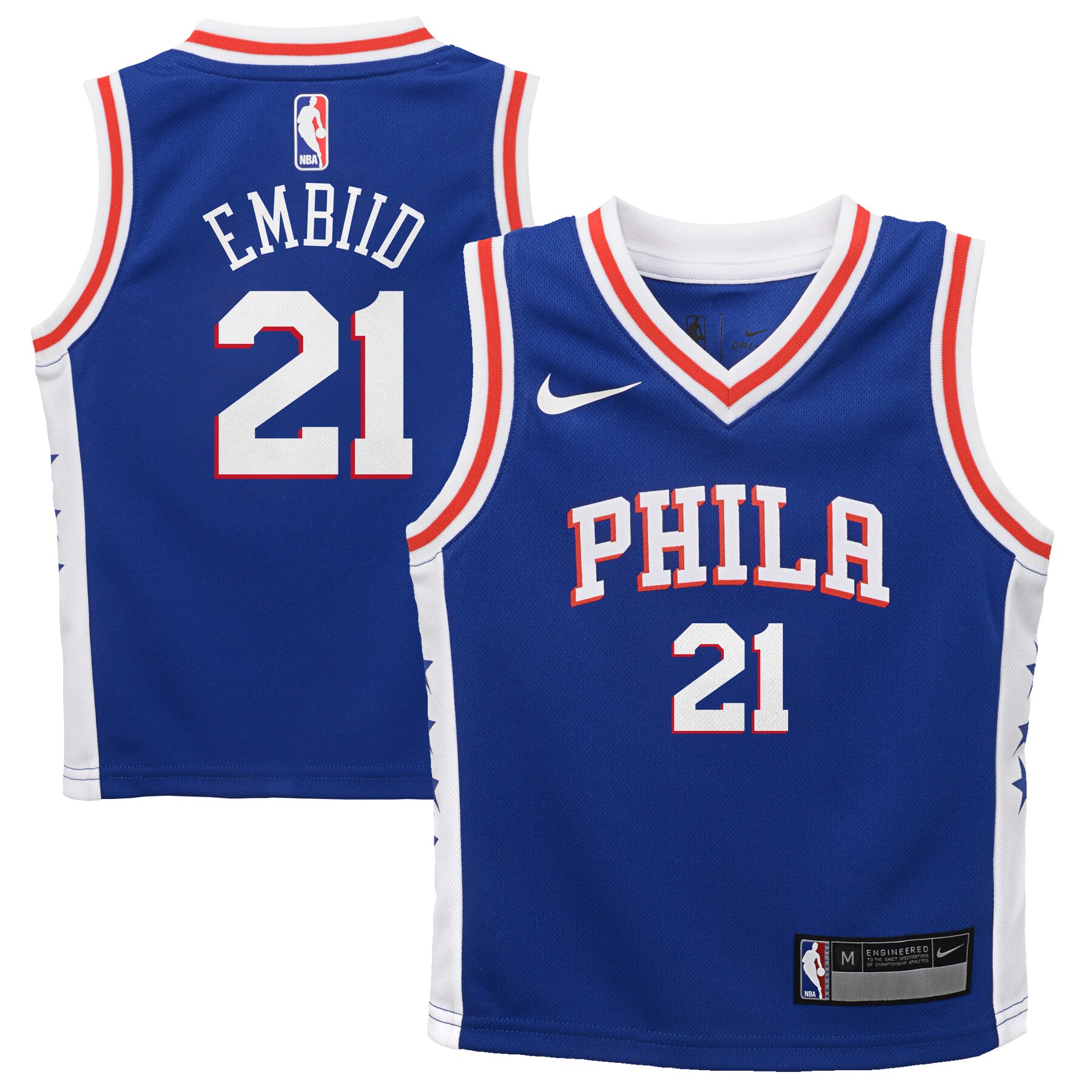 Joel Embiid Philadelphia 76ers Preschool Replica Jersey Blue - Icon Edition