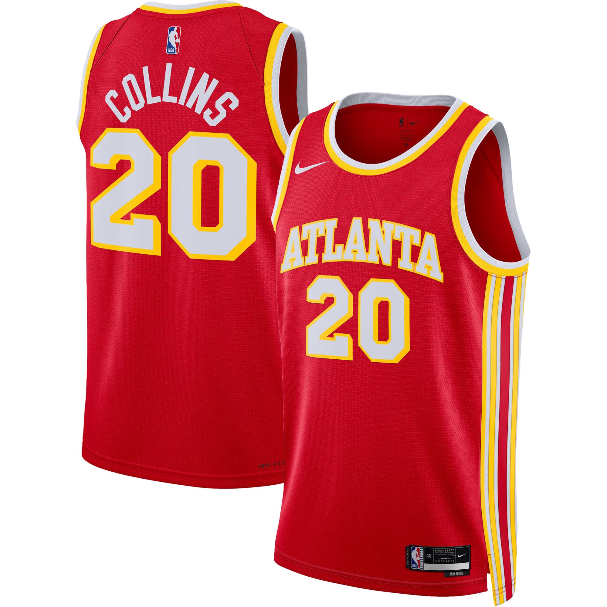 John Collins Atlanta Hawks Unisex Swingman Jersey - Icon Edition - Red