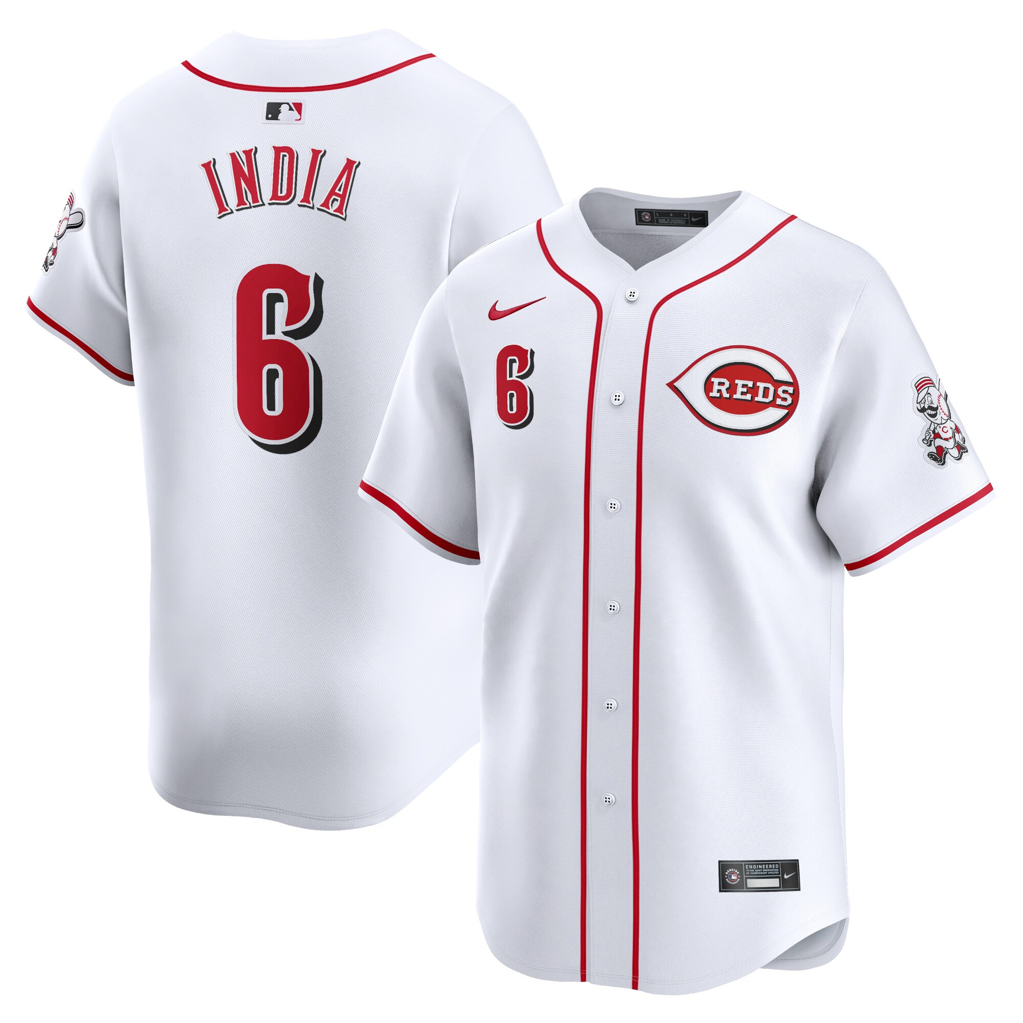 Jonathan India Cincinnati Reds Home Limited Player Jersey - White