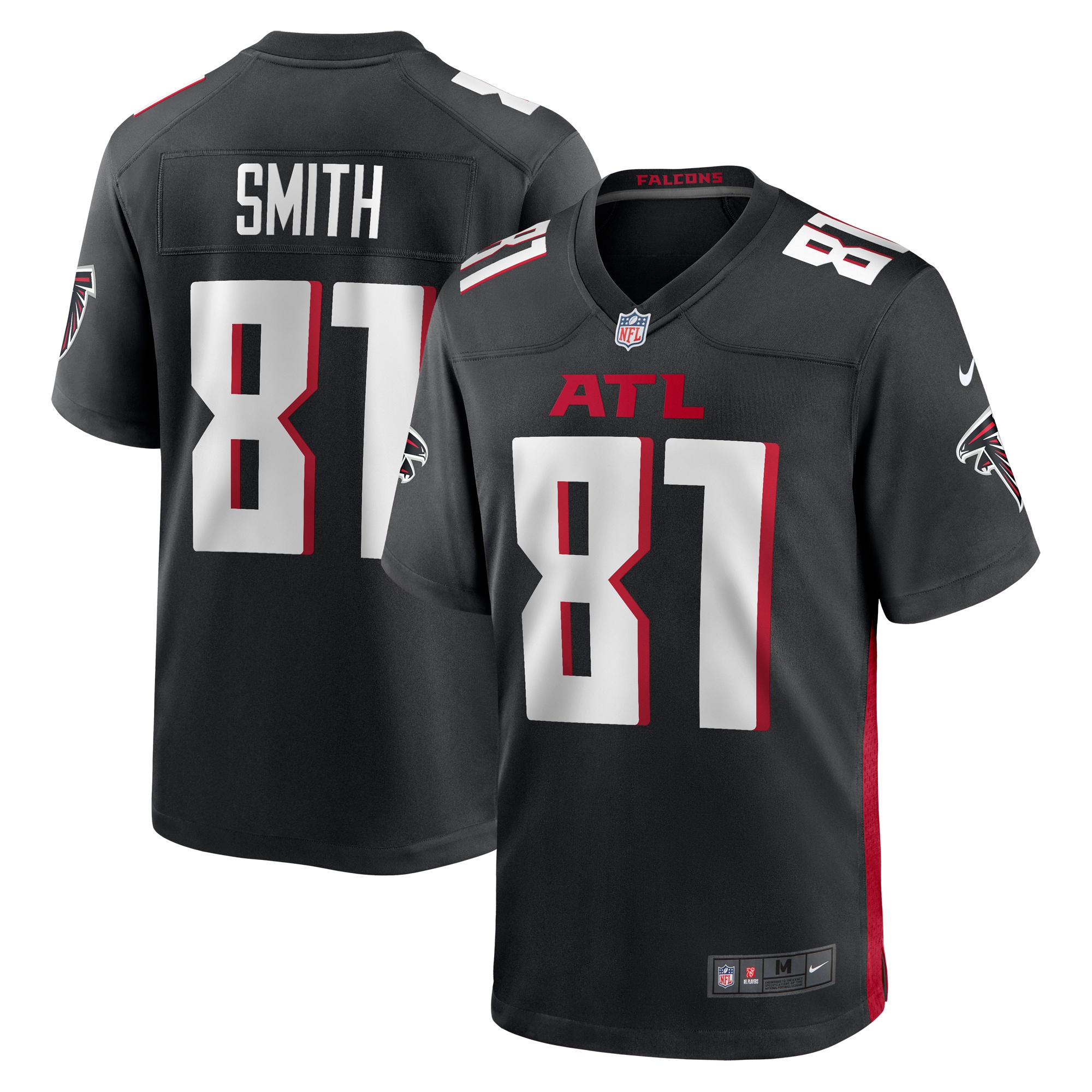 Jonnu Smith Atlanta Falcons Game Player Jersey - Black