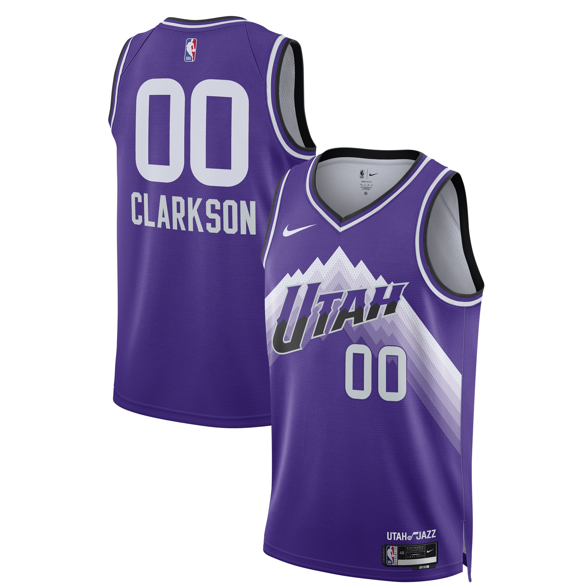 Jordan Clarkson Utah Jazz Unisex 2023\/24 Swingman Jersey - Purple - City Edition