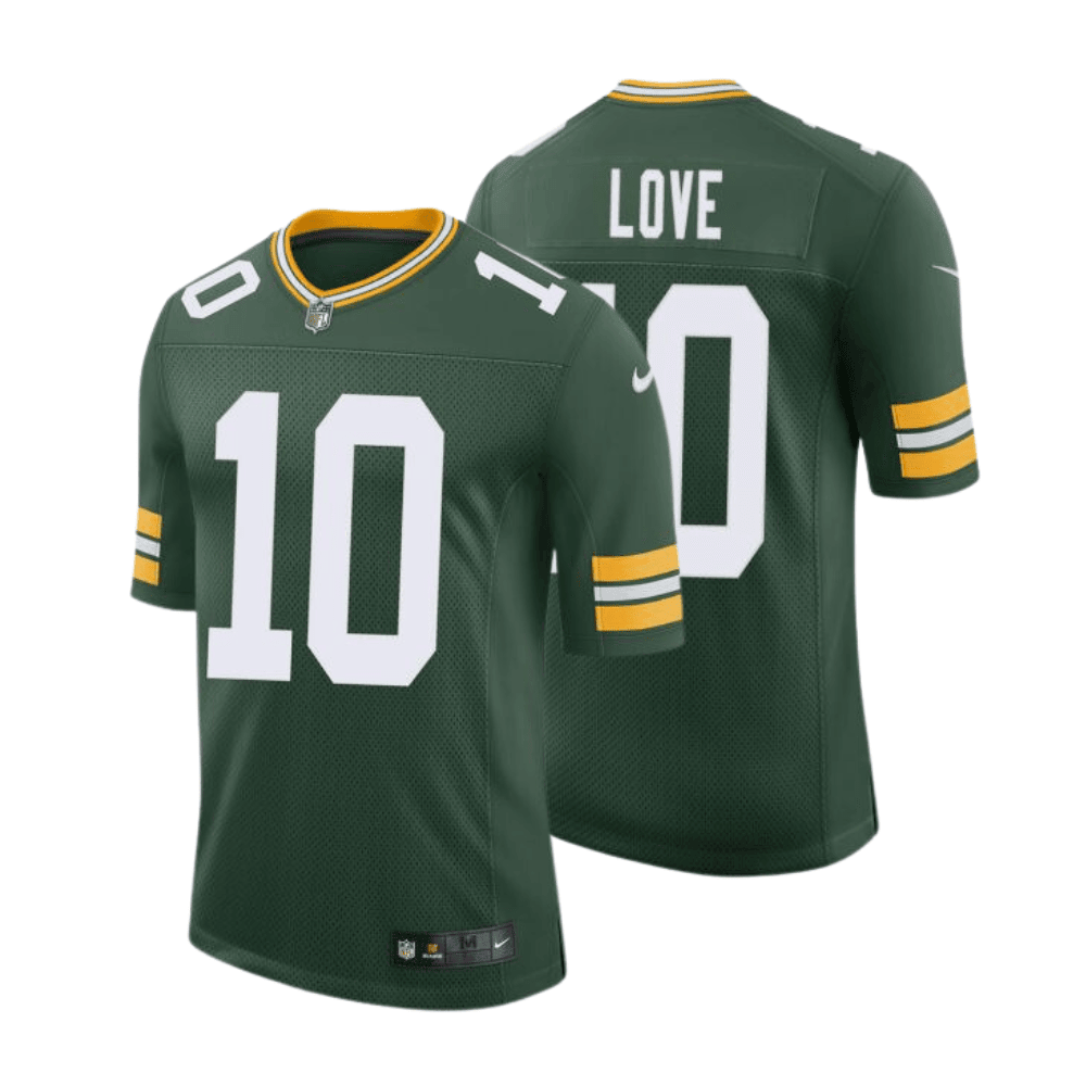 Jordan Love 10 Green Bay Packers Men Home Limited Jersey - Green