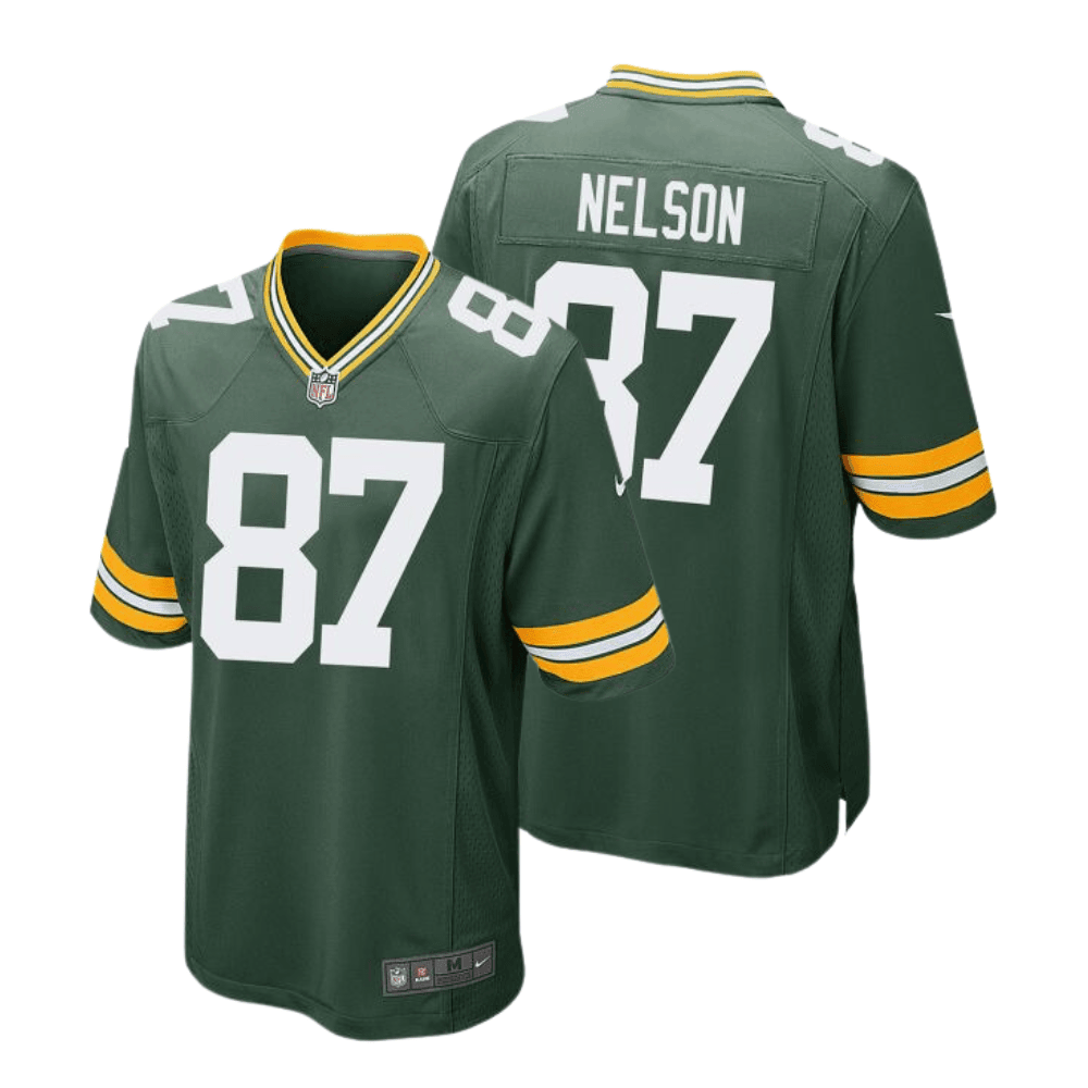 Jordy Nelson 87 Green Bay Packers Men Home Game Jersey - Green