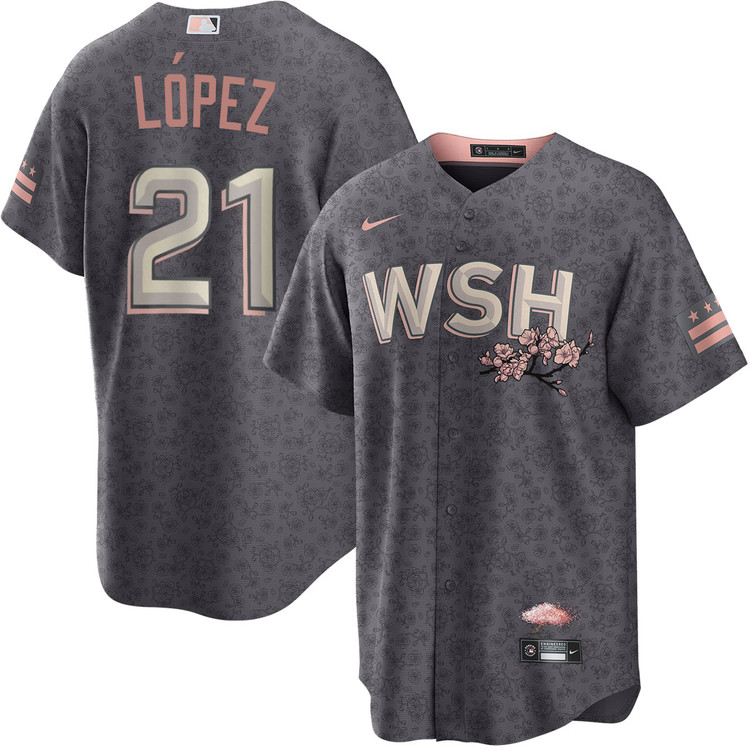 Jorge Lopez Washington Nationals City Connect Jersey