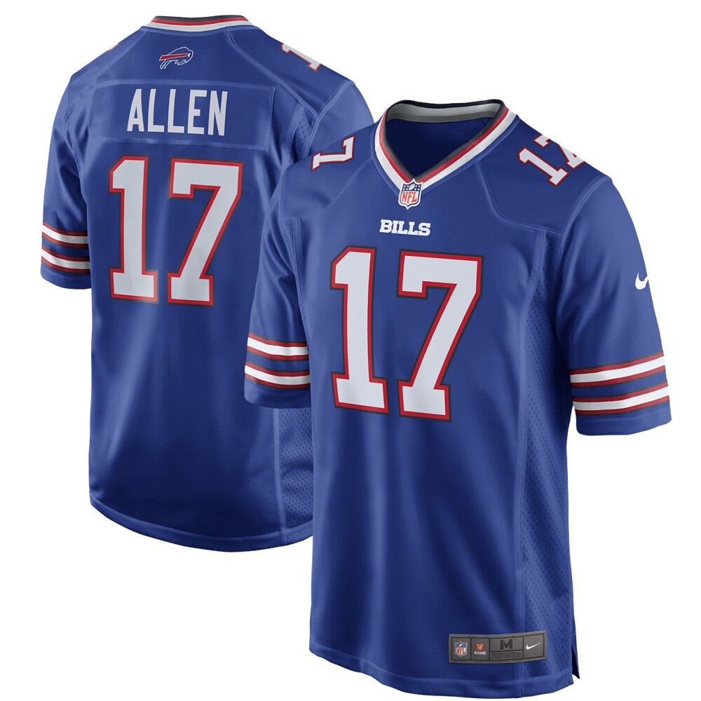Josh Allen Buffalo Bills Game Player Jersey - Royal