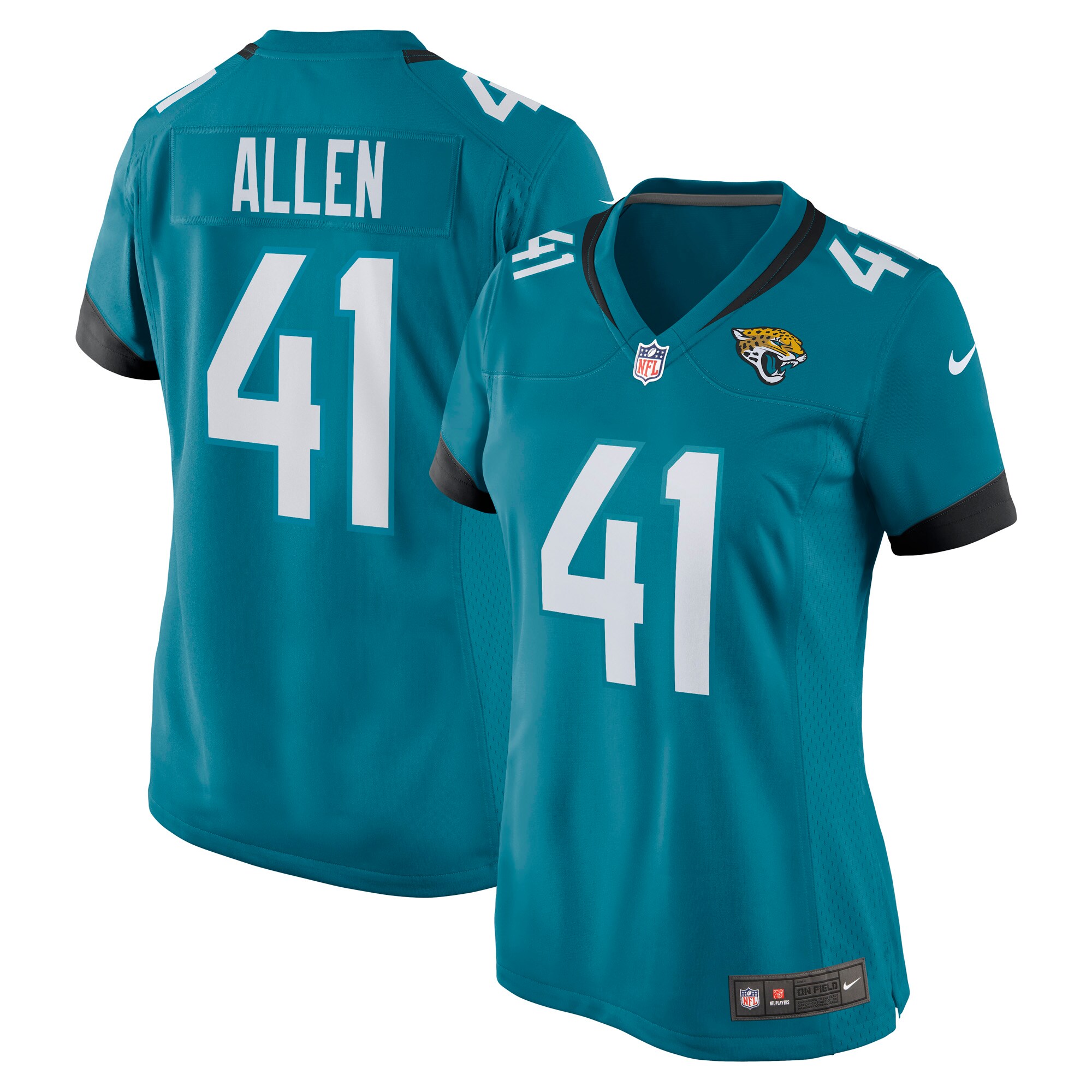 Josh Allen Jacksonville Jaguars Women's Game Jersey - Teal