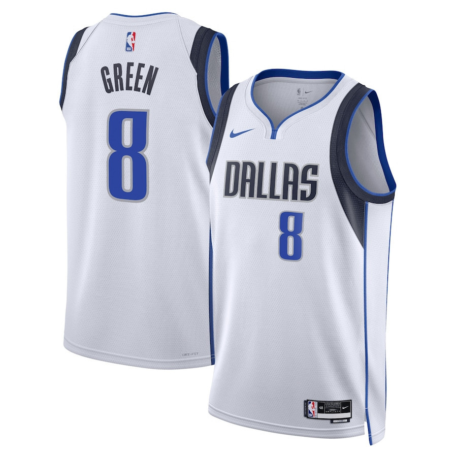 Josh Green 8 Dallas Mavericks Unisex Swingman Jersey - Association Edition - White