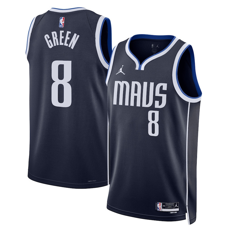 Josh Green 8 Dallas Mavericks Unisex Swingman Jersey - Statement Edition - Navy