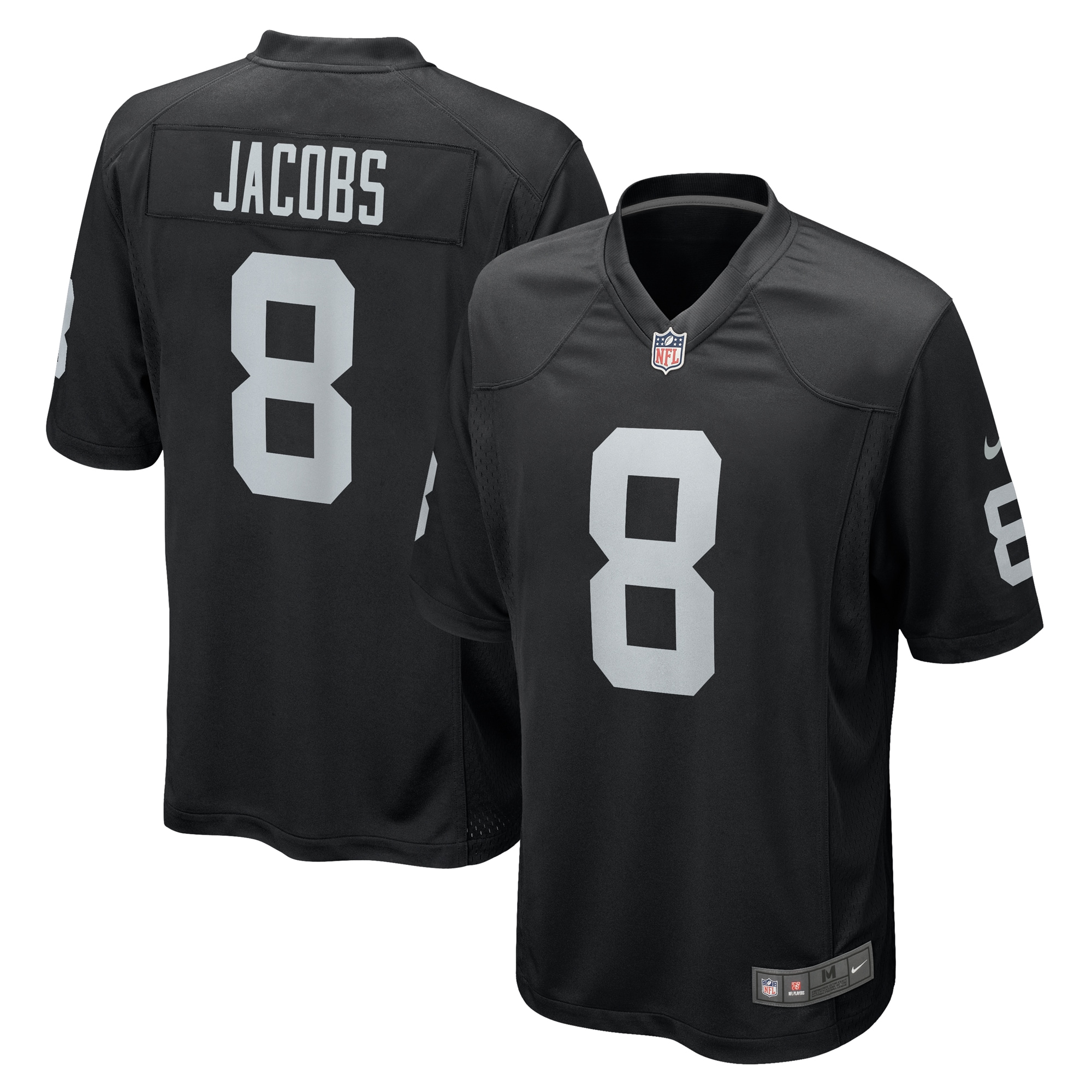 Josh Jacobs Las Vegas Raiders Game Player Jersey - Black