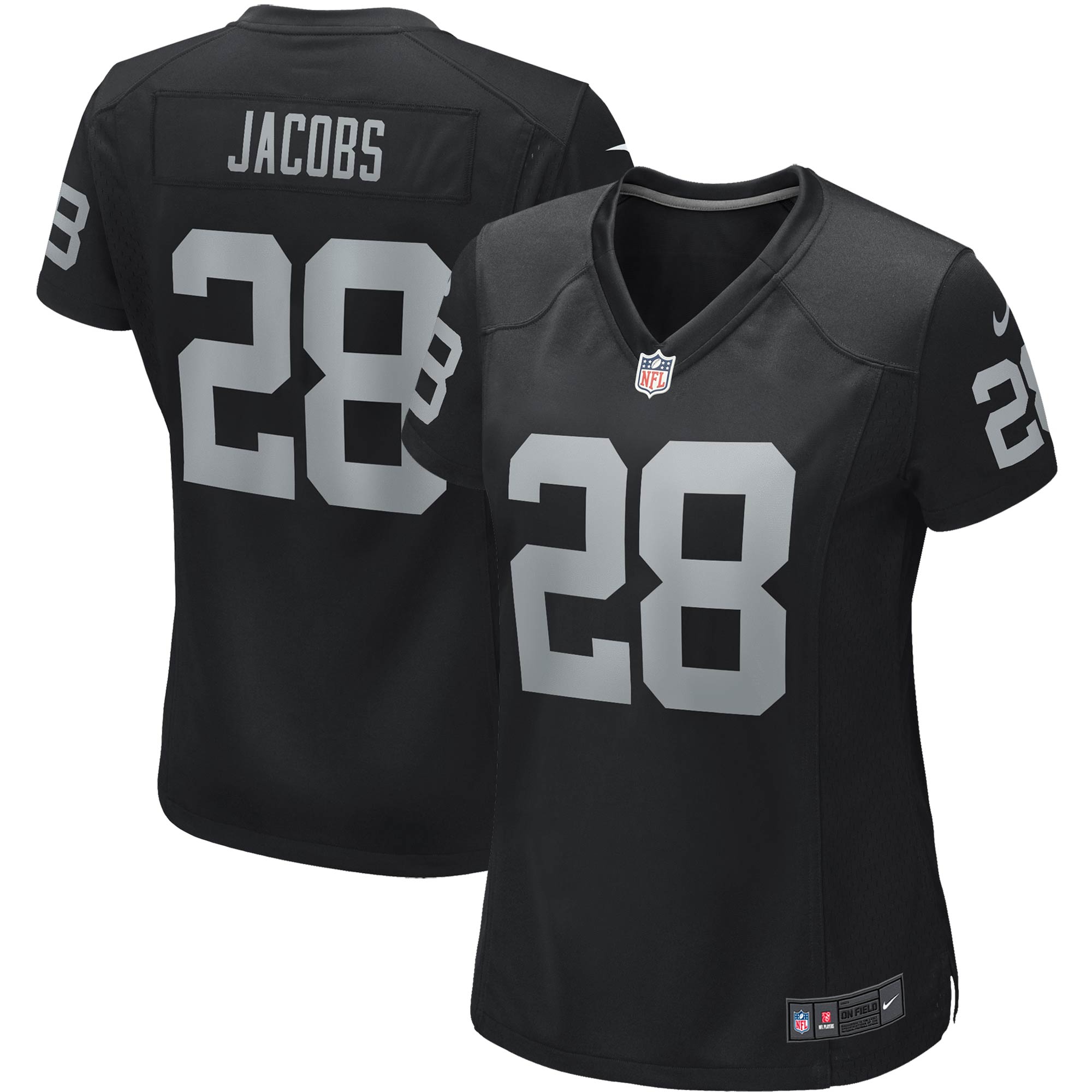 Josh Jacobs Las Vegas Raiders Women's Game Player Jersey - Black
