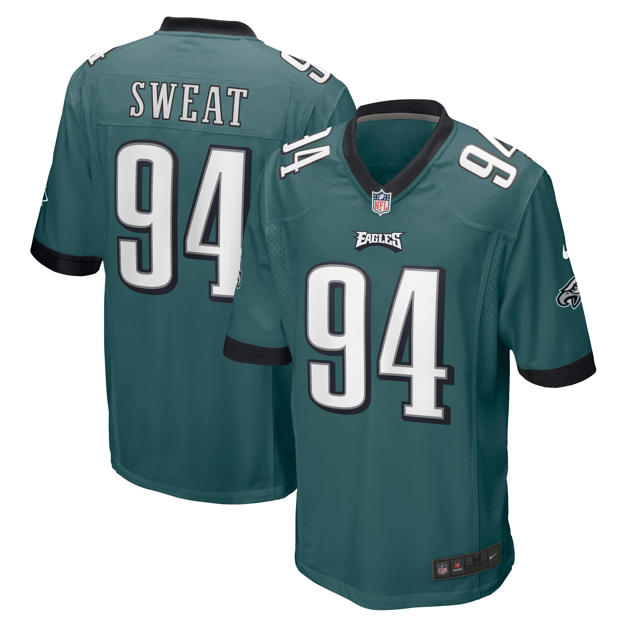 Josh Sweat Philadelphia Eagles Game Jersey - Midnight Green