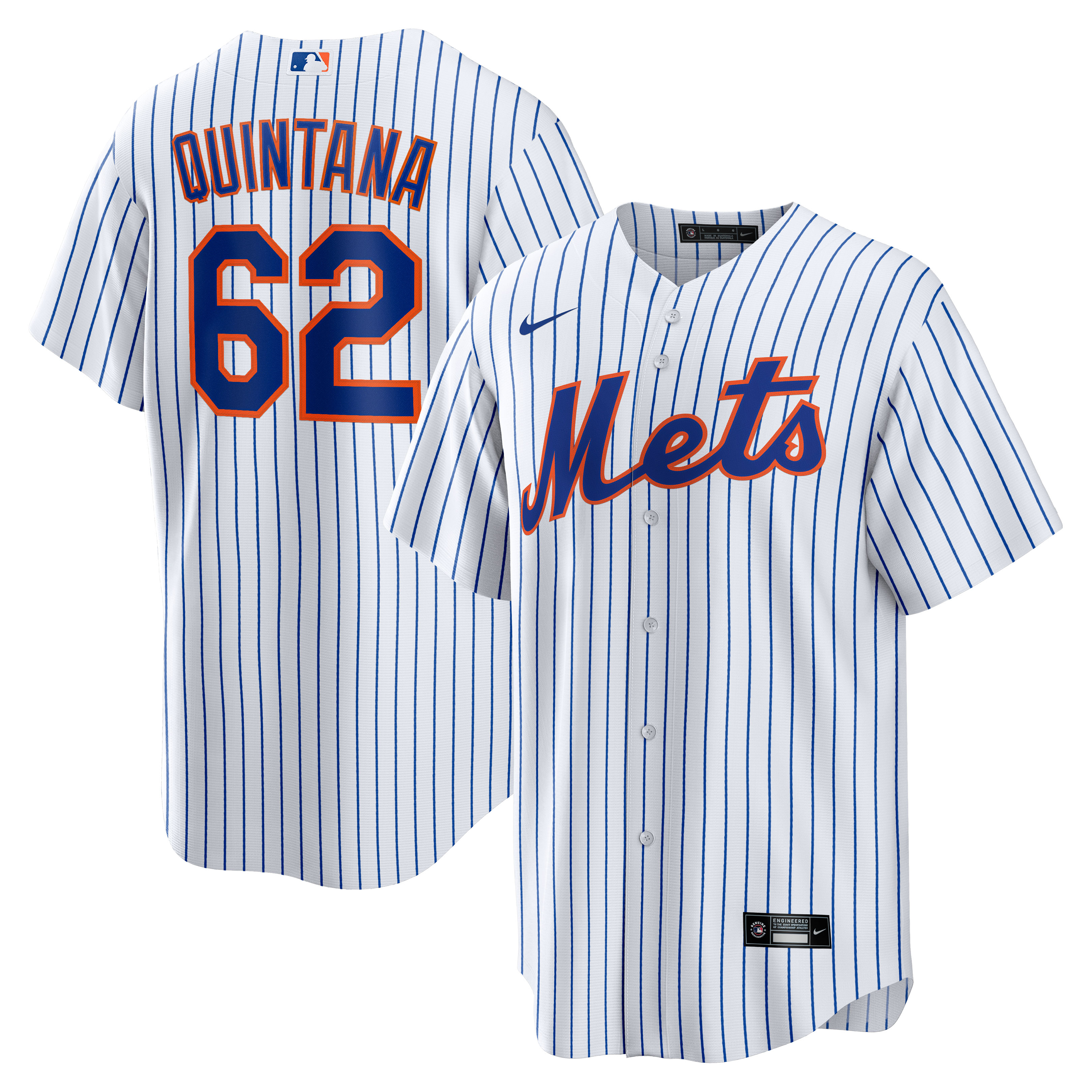 Jos\u00c3\u00a9 Quintana New York Mets Home Replica Player Jersey - White