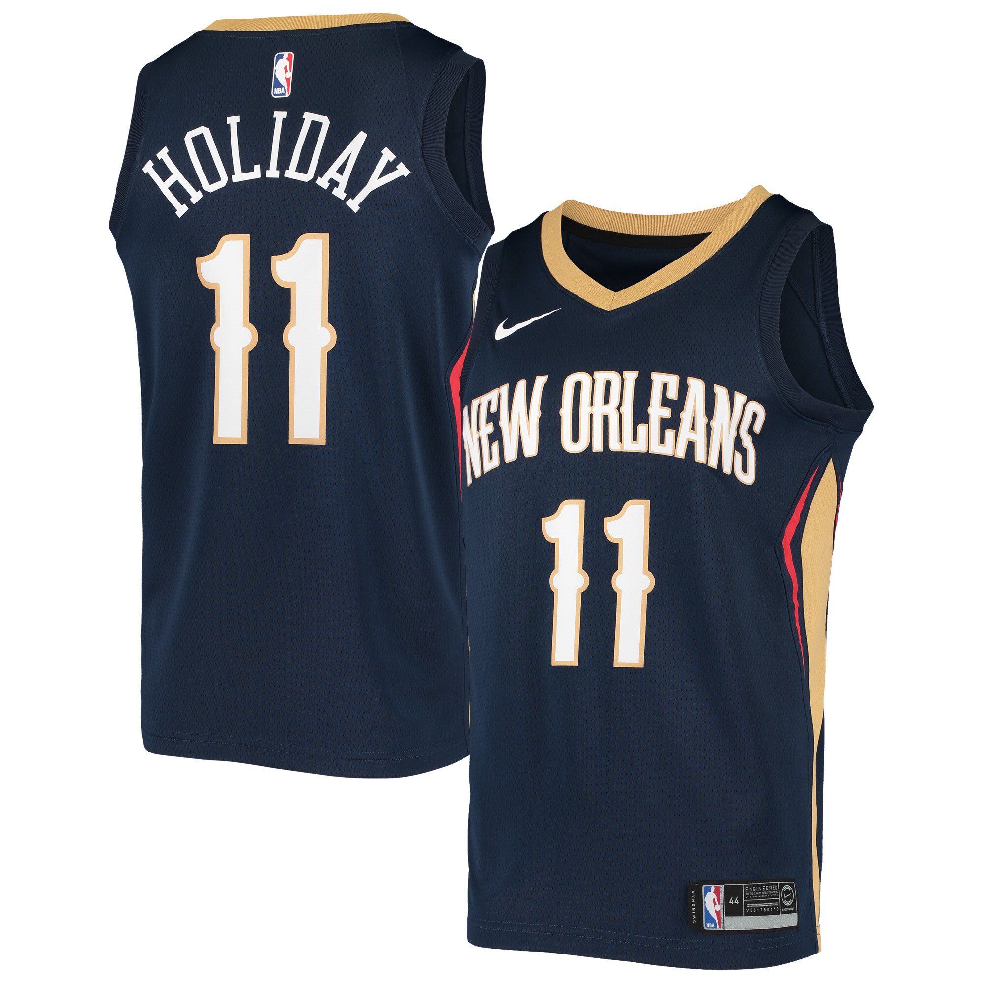 Jrue Holiday New Orleans Pelicans Swingman Jersey - Navy
