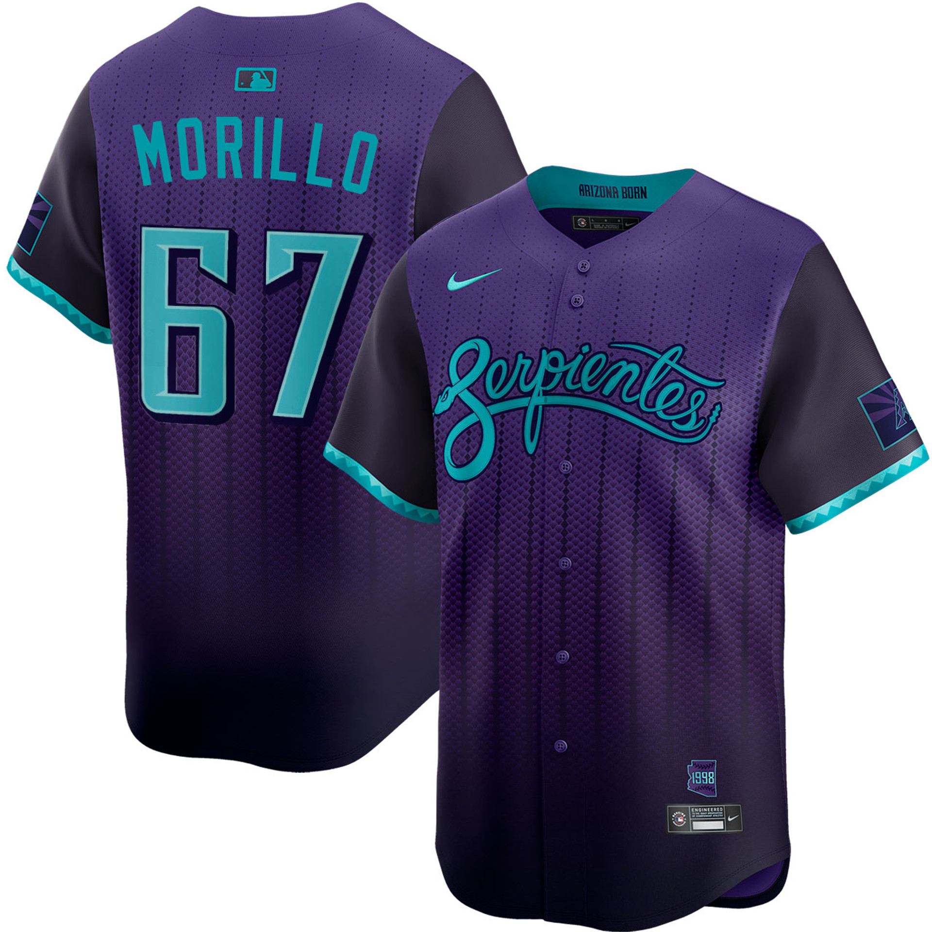 Juan Morillo Arizona Diamondbacks City Connect 2.0 Limited Jersey