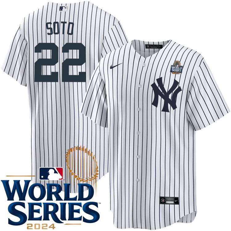 Juan Soto New York Yankees Home World Series Jersey