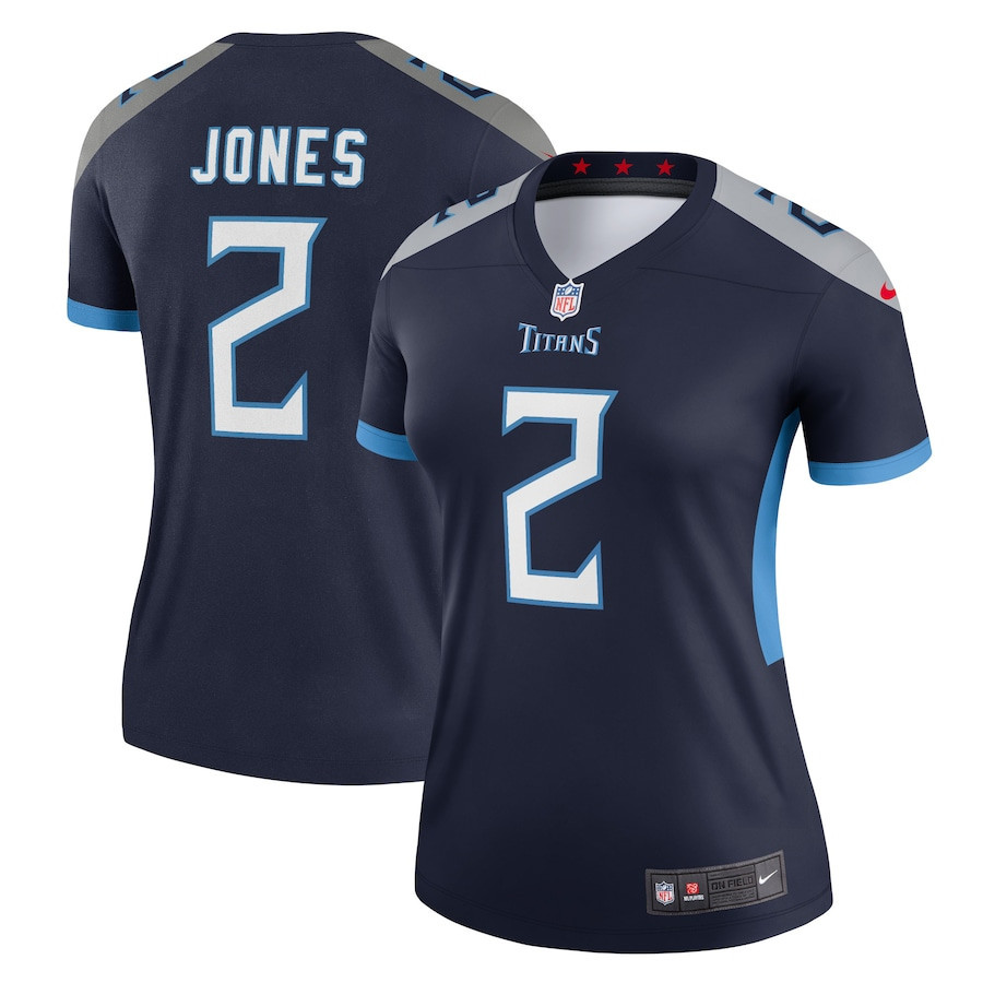 Julio Jones 2 Tennessee Titans Women Legend Jersey - Navy