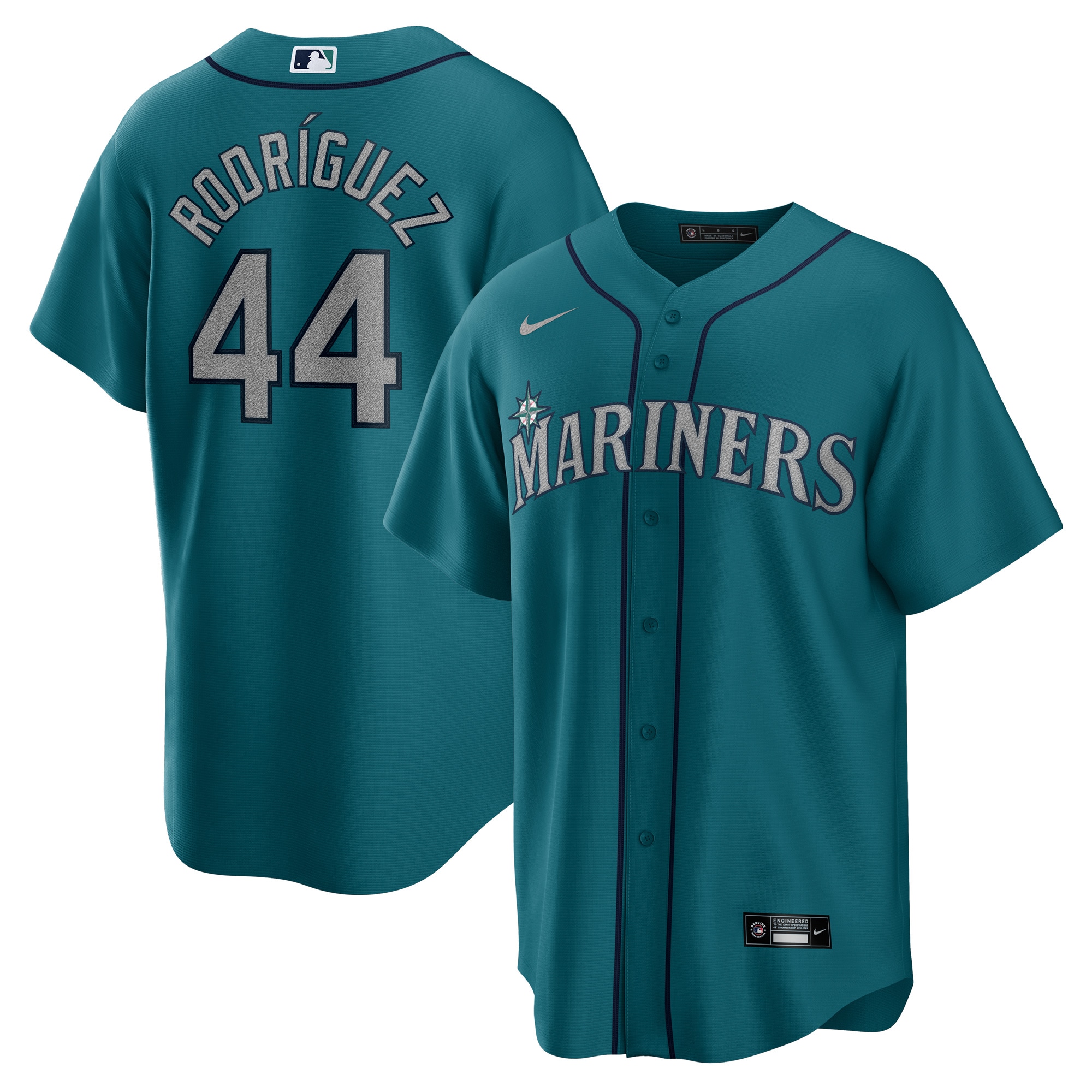 Julio Rodriguez Seattle Mariners Official Replica Player Jersey - Aqua