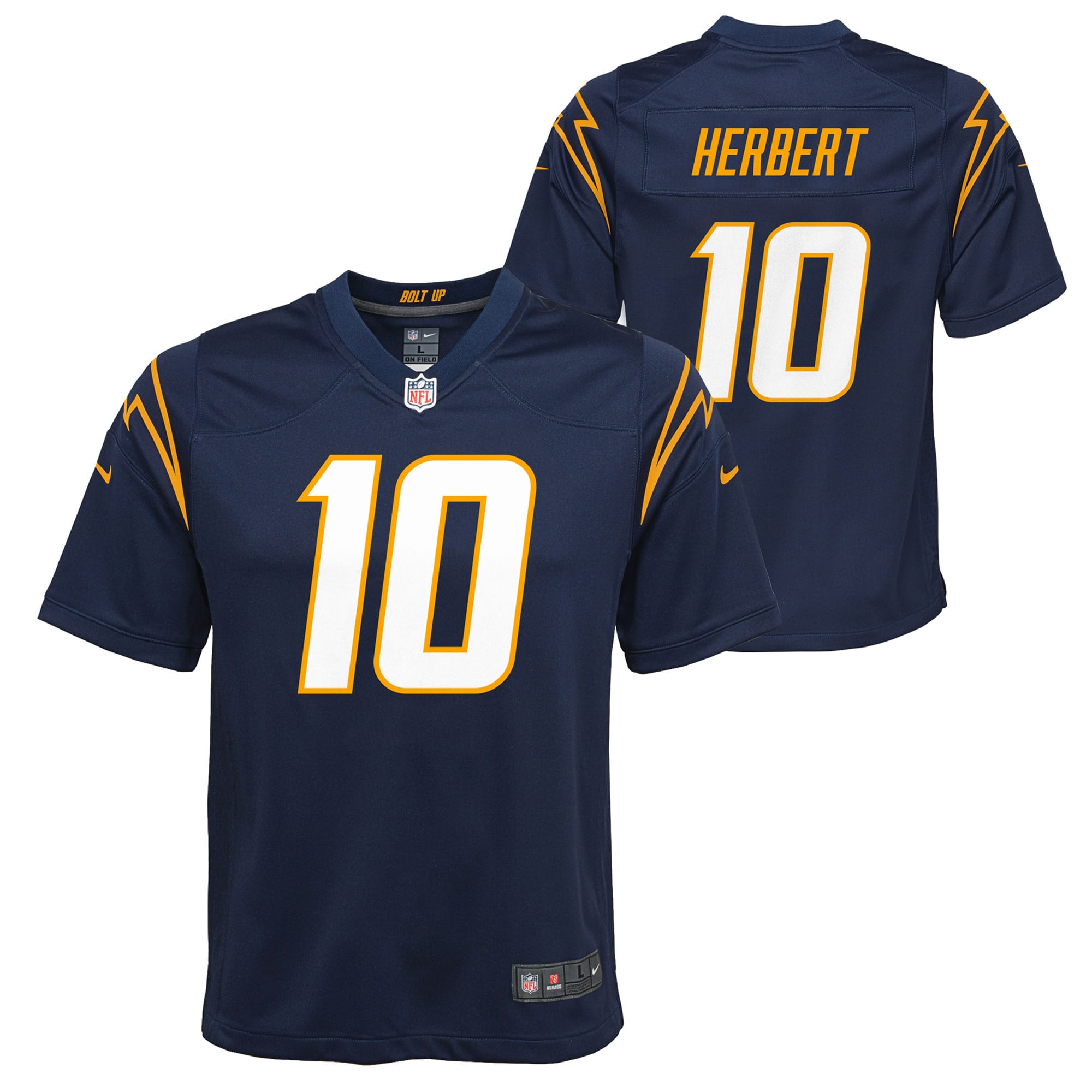 Justin Herbert Los Angeles Chargers Youth Game Jersey - Navy