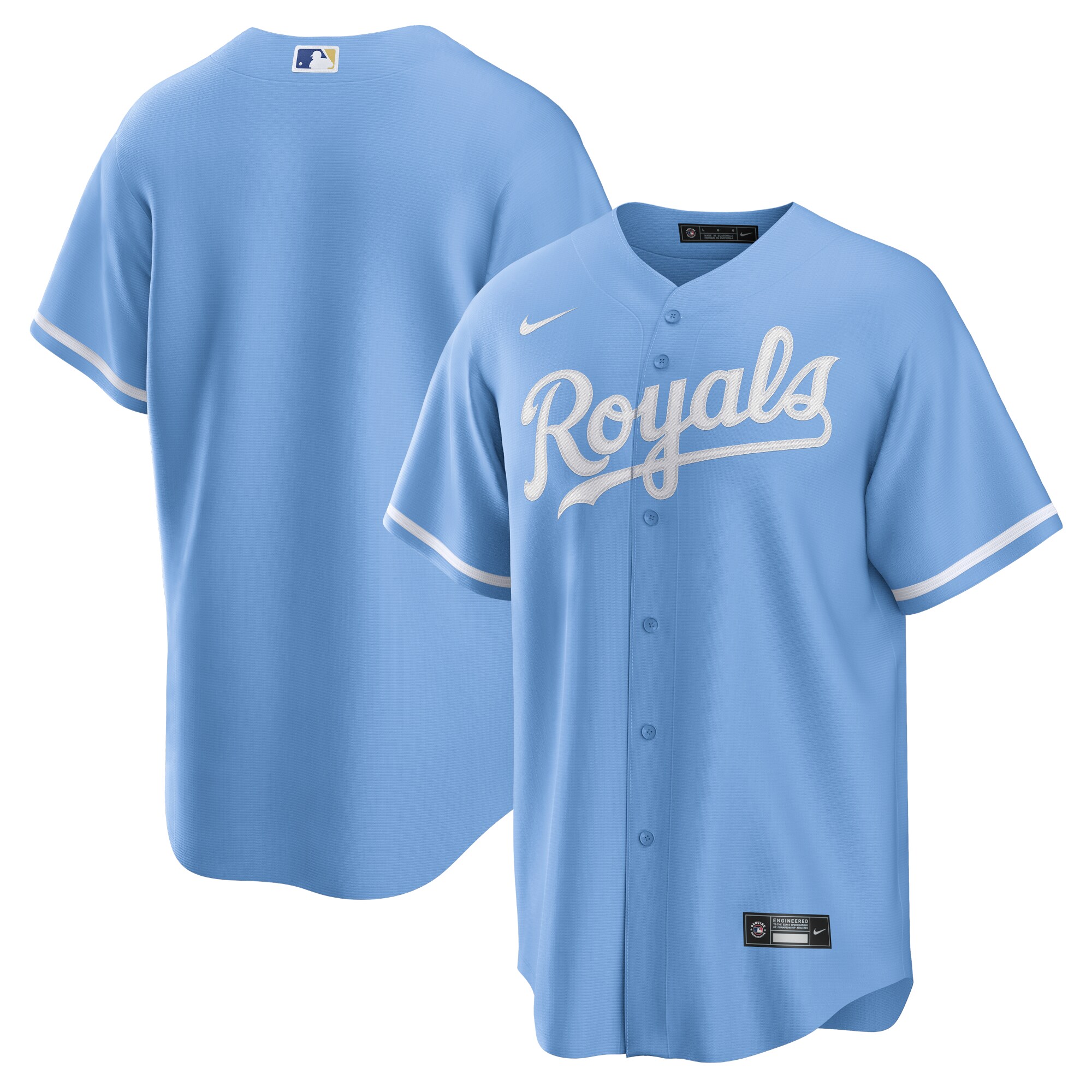 Kansas City Royals Alternate Replica Team Logo Jersey - Light Blue