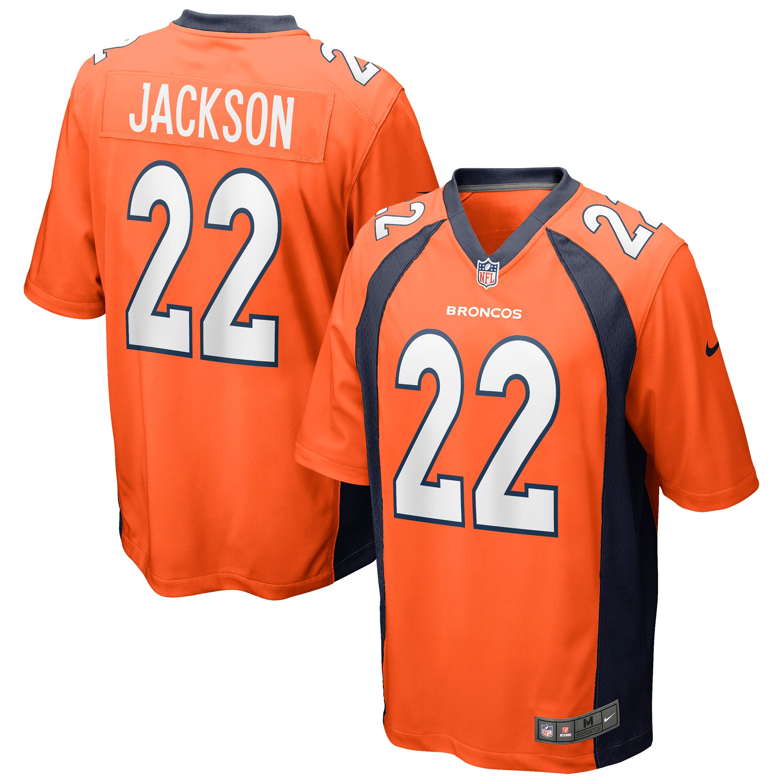 Kareem Jackson Denver Broncos Game Jersey - Orange