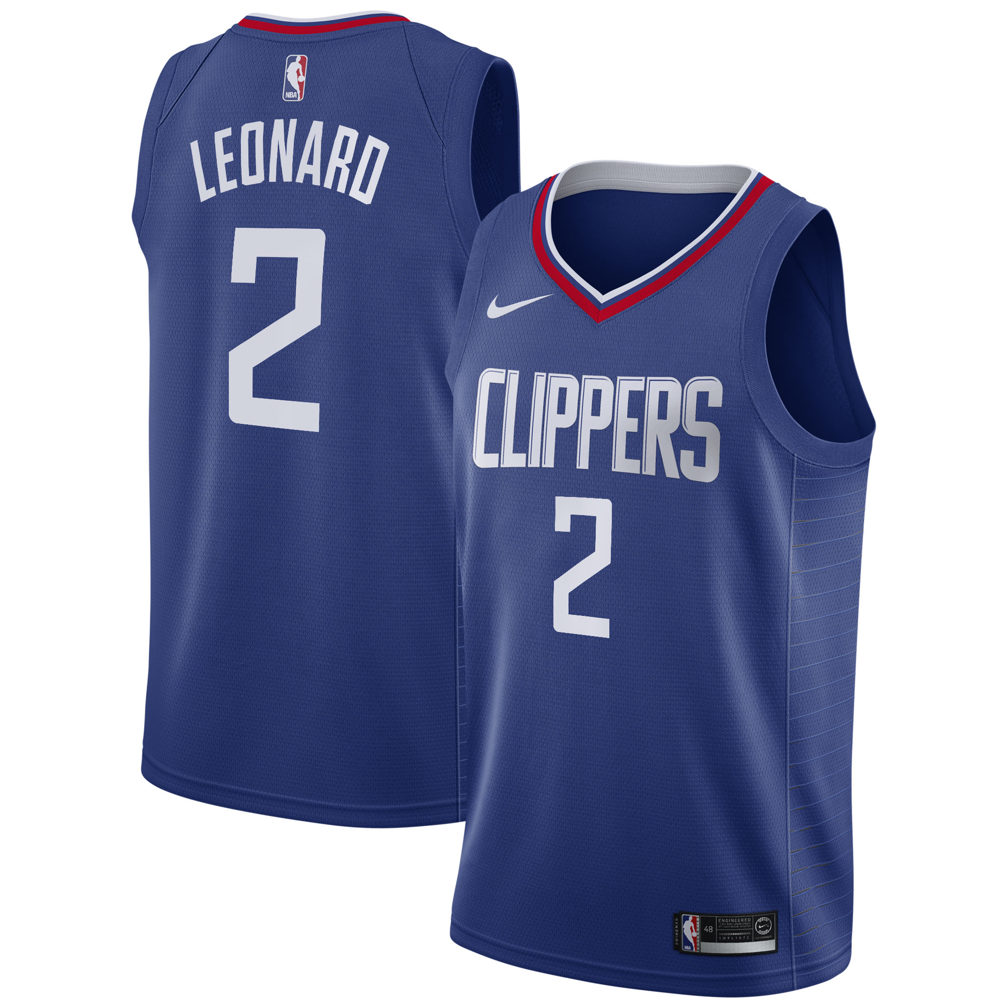 Kawhi Leonard LA Clippers 2019\/20 Swingman Jersey Blue - Icon Edition