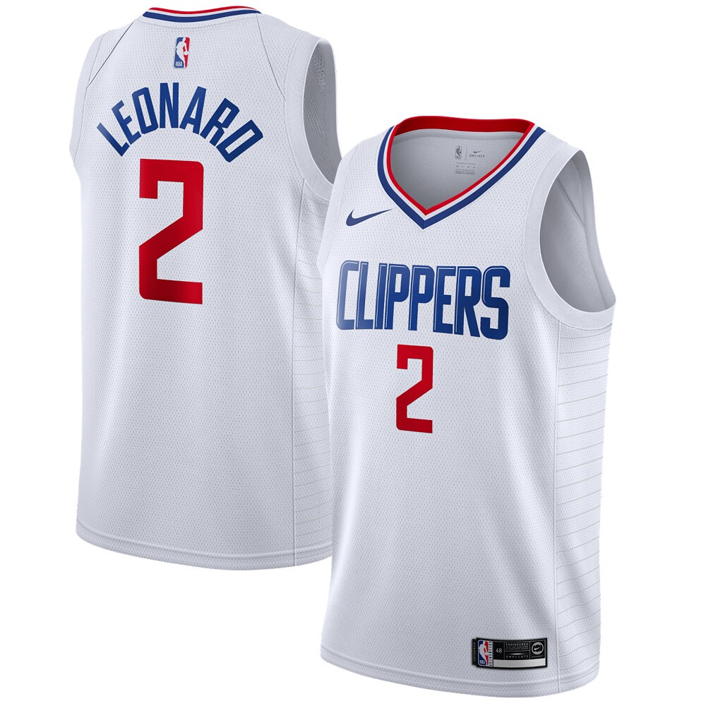 Kawhi Leonard LA Clippers 2019\/2020 Swingman Jersey - Association Edition - White