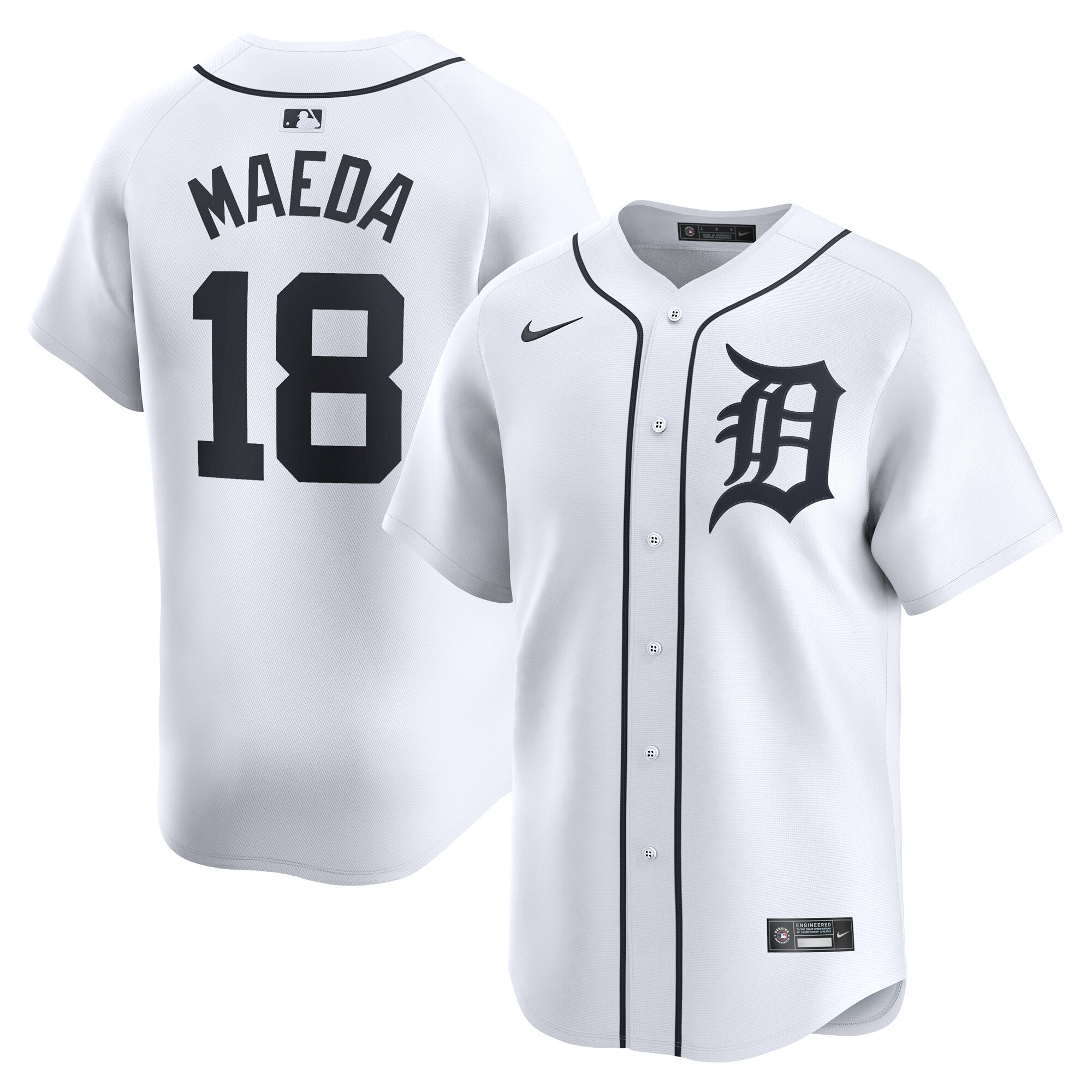 Kenta Maeda Detroit Tigers Home Limited Player Jersey\u00c2\u00a0\u00e2\u20ac\u201c White