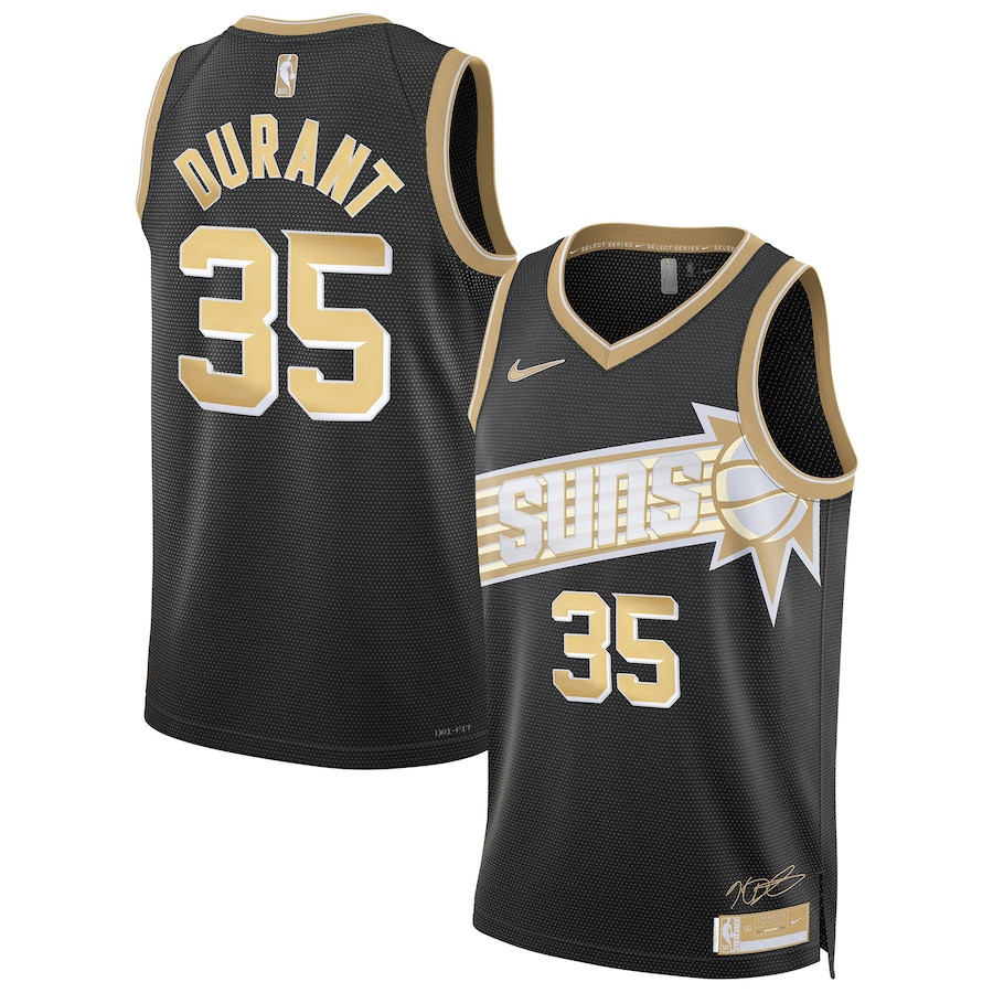 Kevin Durant 35 Phoenix Suns Unisex Select Series Swingman Jersey - Black