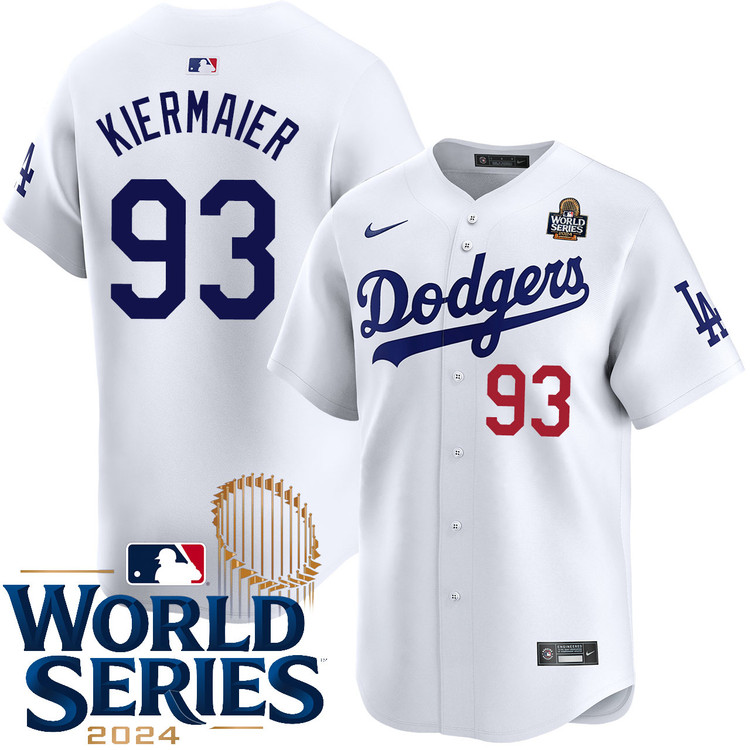 Kevin Kiermaier Los Angeles Dodgers Youth Home Limited World Series Jersey