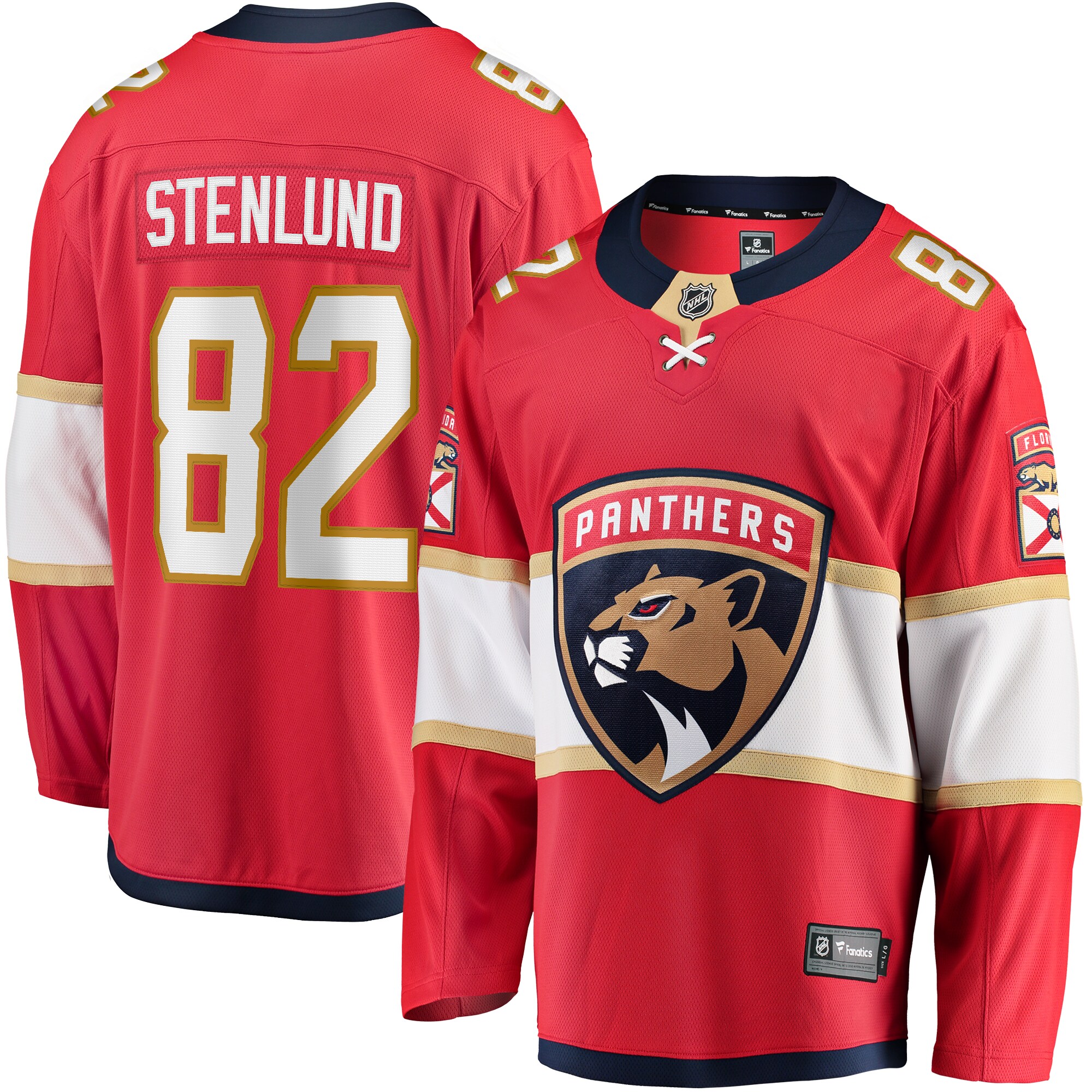 Kevin Stenlund Florida Panthers Fanatics Premier Breakaway Player Jersey - Red