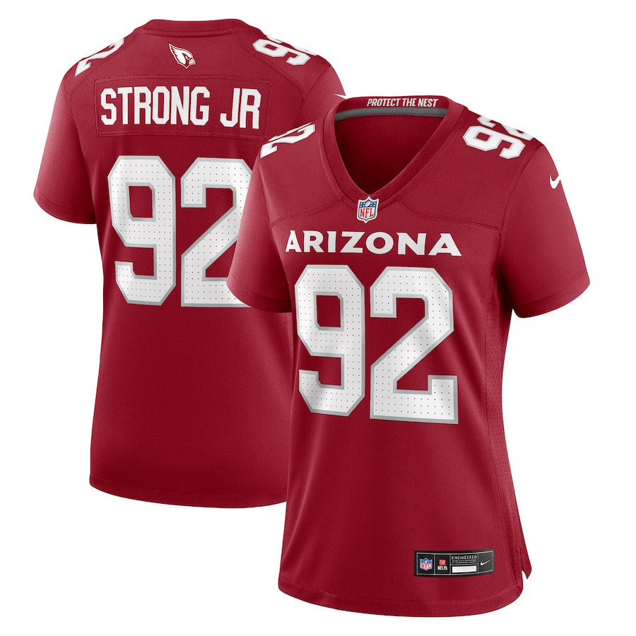 Kevin Strong 92 Arizona Cardinals Women GameJersey - Cardinal